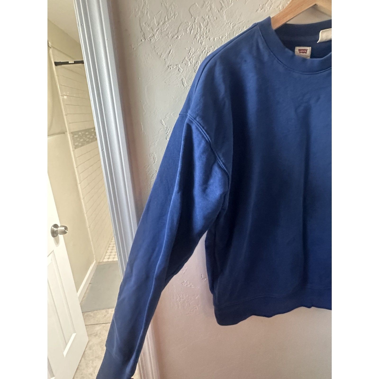 Levis Blue Crewneck Relaxed Shirt