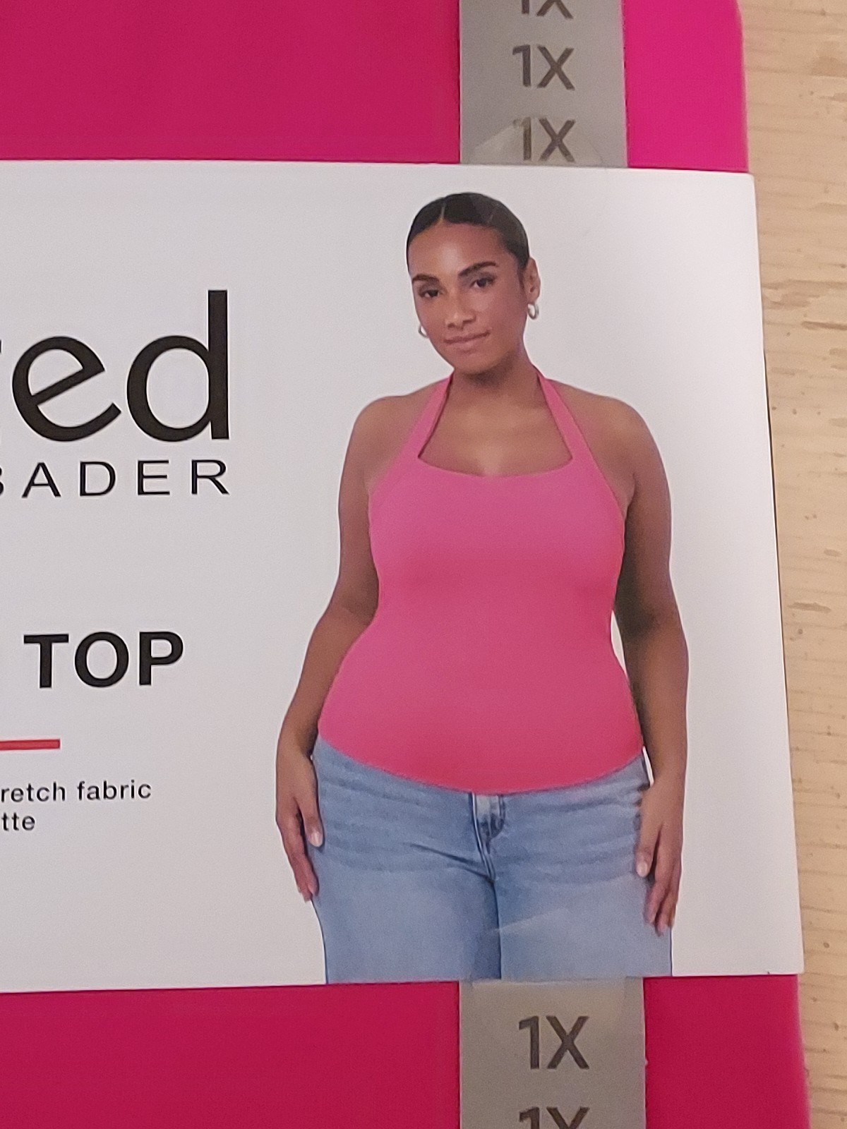 Edited by Remi Bader Women’s Stretch Fitted Halter Top Size 1X MSRP $49