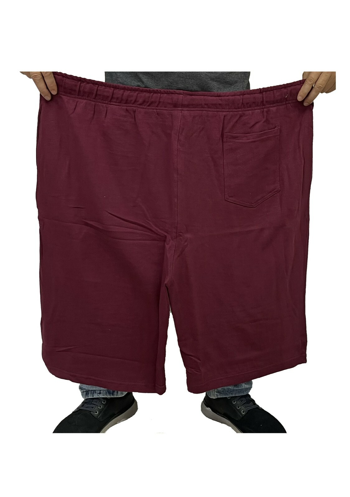 BIG MENS FRENCH TERRY COTTON SHORT WITH POCKET~~~ PLUS SIZE (FREE SHIPPING)