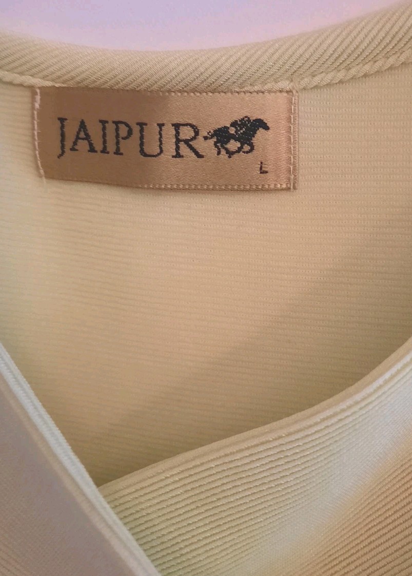 JAIPUR Stretch Knit Camisole – L (M??) – Surplice V-Neck, Spaghetti Straps