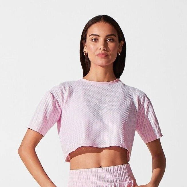 Cropped Tee Blush Noli Yoga