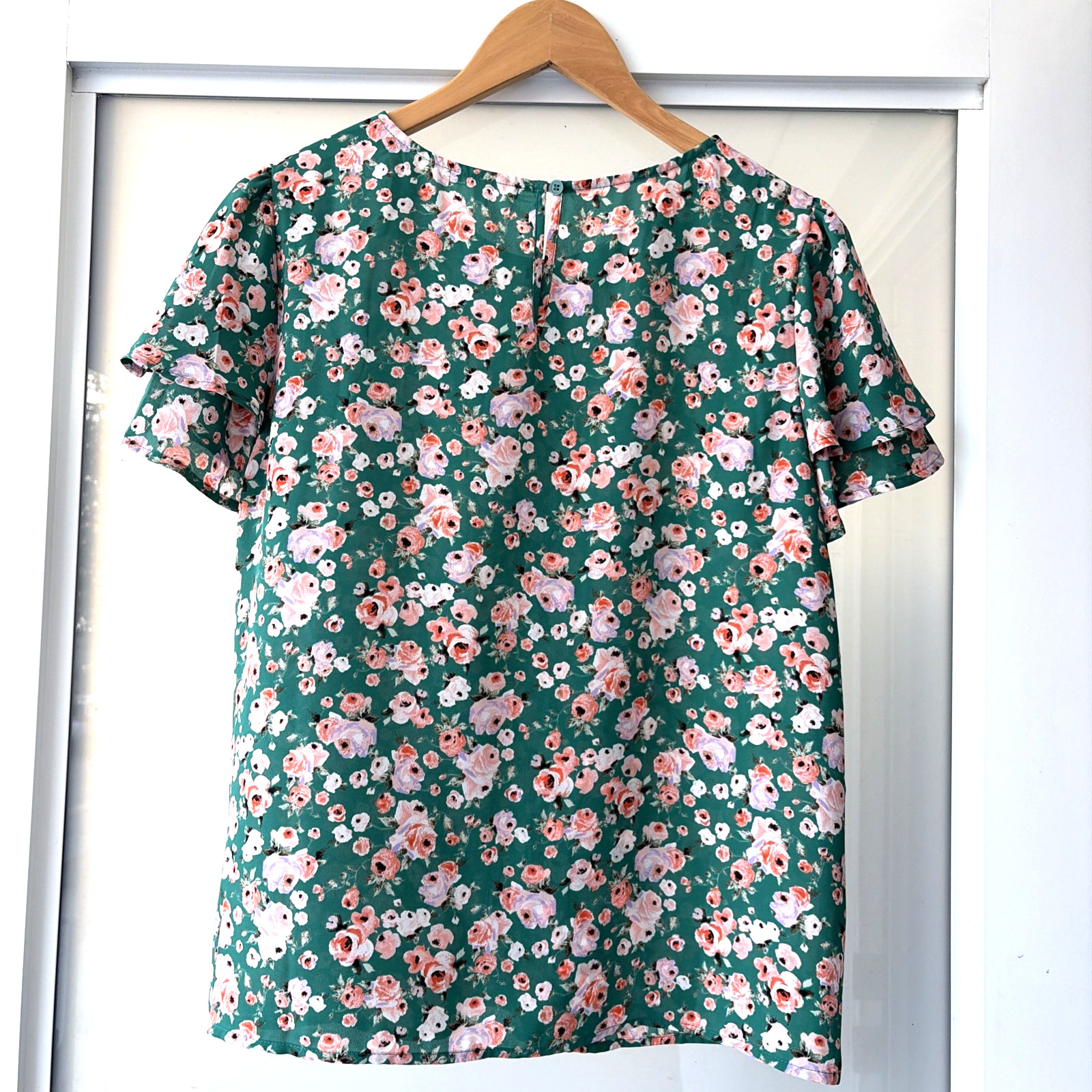 Women’s Floral Multicolored Pleione, M, Blouse