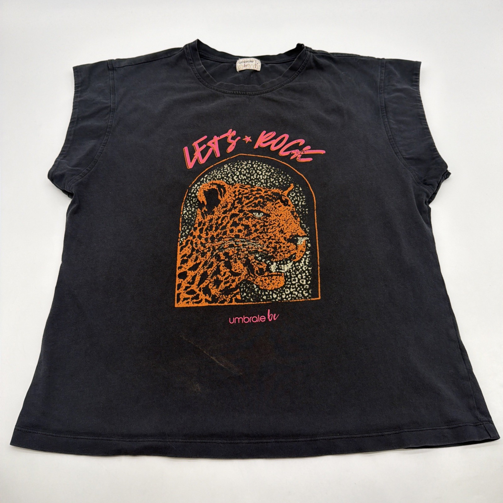 Umbrale Be Designe In Chile T-shirt Women M Black Graphic Print Logo .#44912