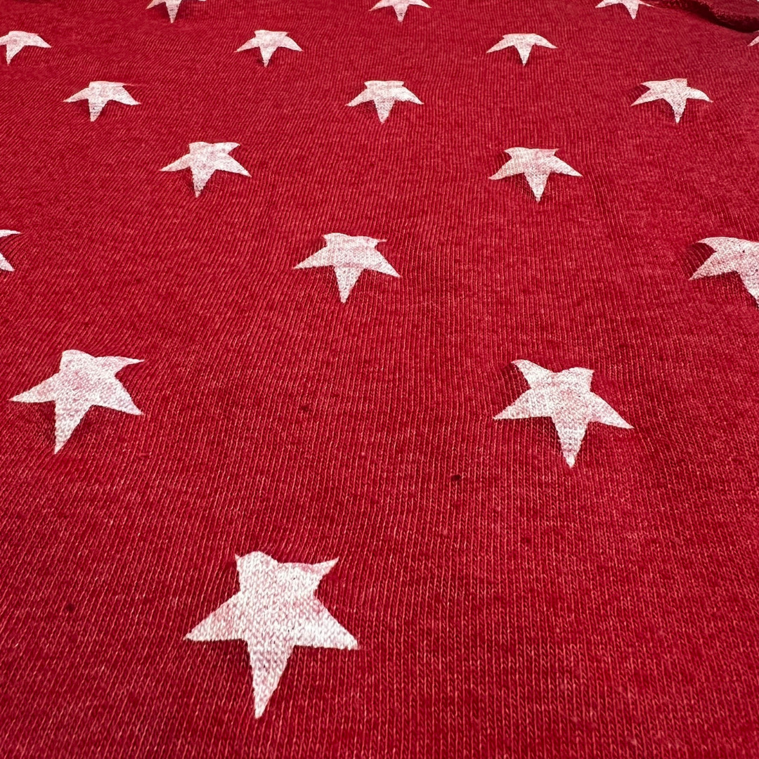 Alternative Tank Womens XL Red White Stars Racer Back Athleisure Lounge Shirt