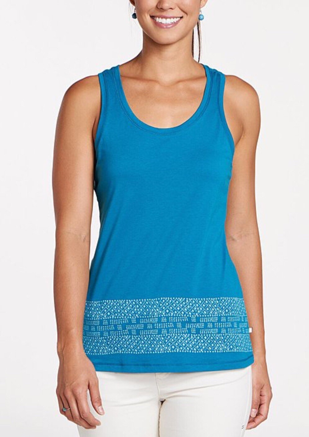 Toad & Co Organic Cotton Deep Water Blue Tank Top Shirt Women Size: XS NWOT New