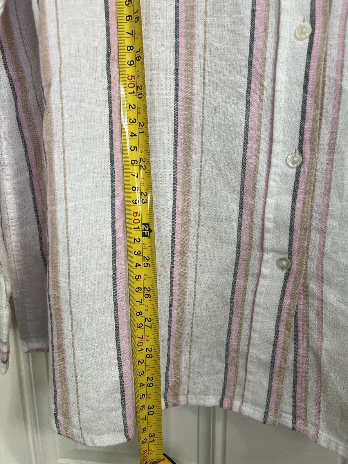 Gap Women’s Relaxed Fit Light Soft Linen Button Down Top Size XXL