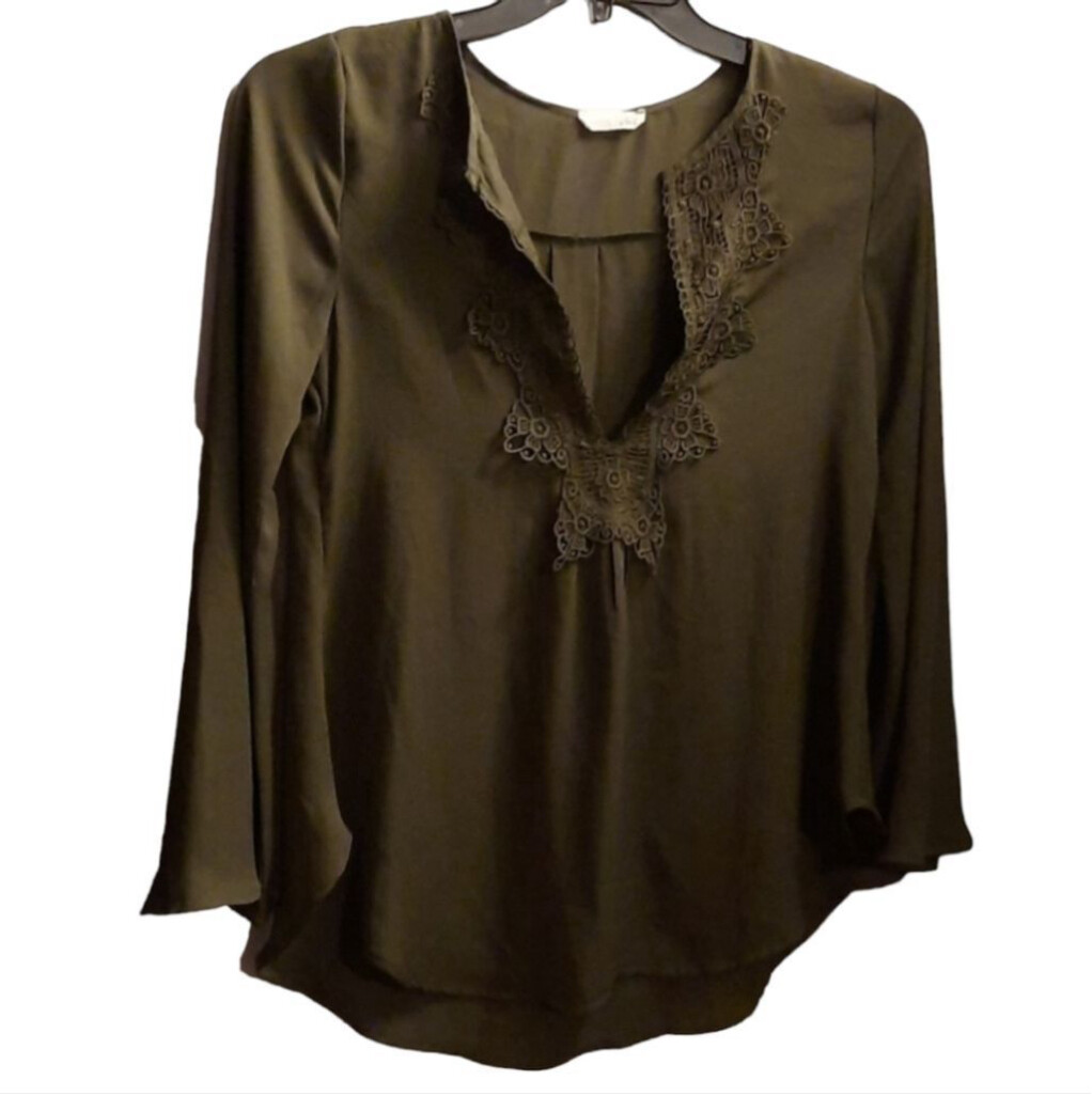 Jella C. Green Blouse Size Small