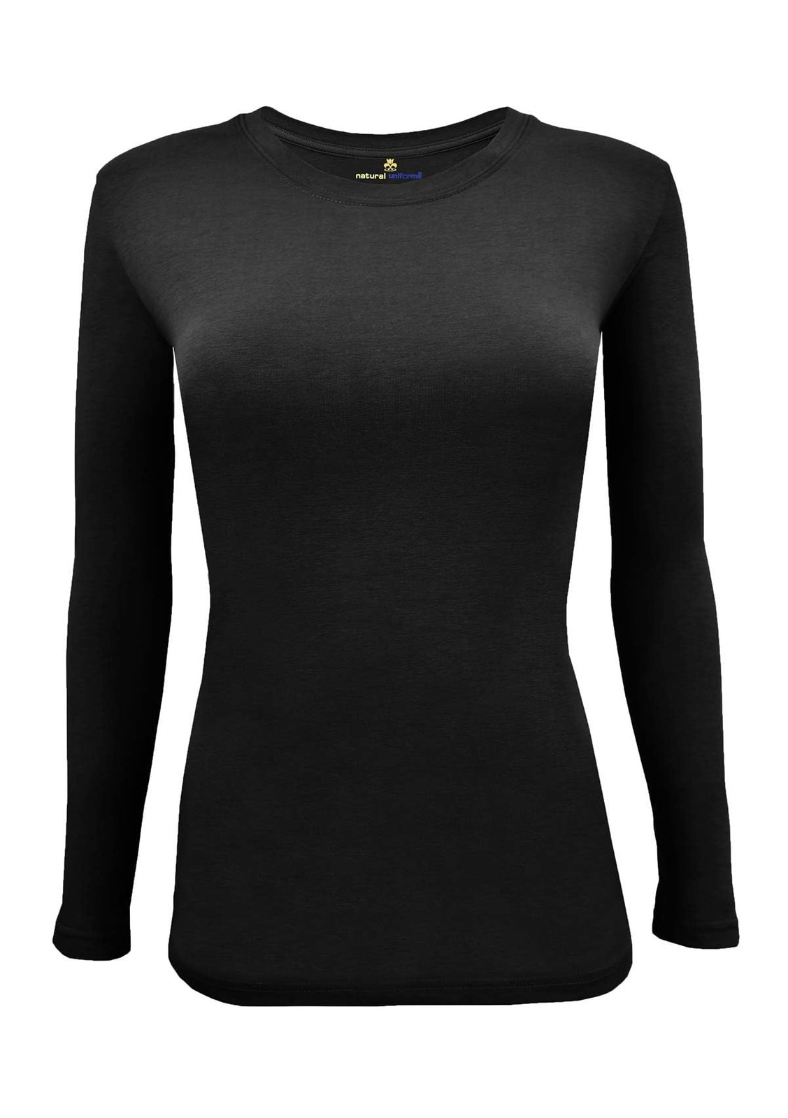 Women’s Long Sleeve Underscrub T-Shirt – Cotton Blend Scrub Base Layer for Nu…