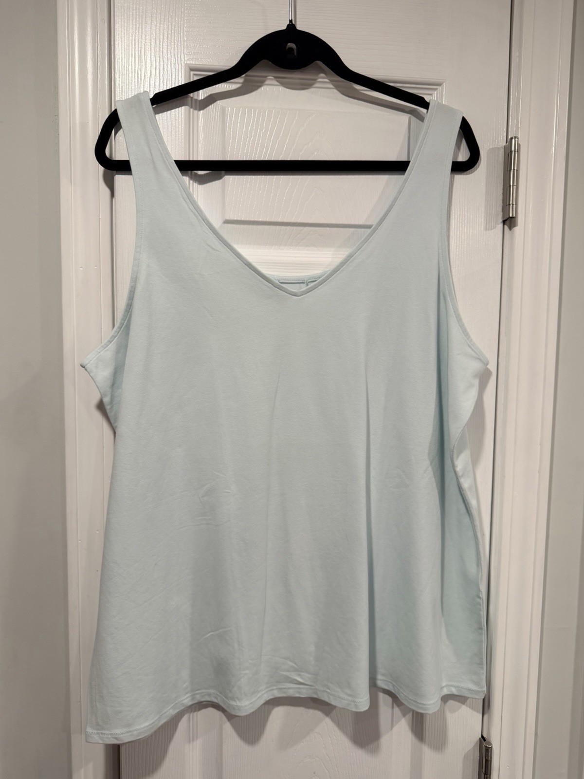 NWOT J. Jill Size 3X Perfect Reversible Tank Top Soft Stretch Cotton Seafoam