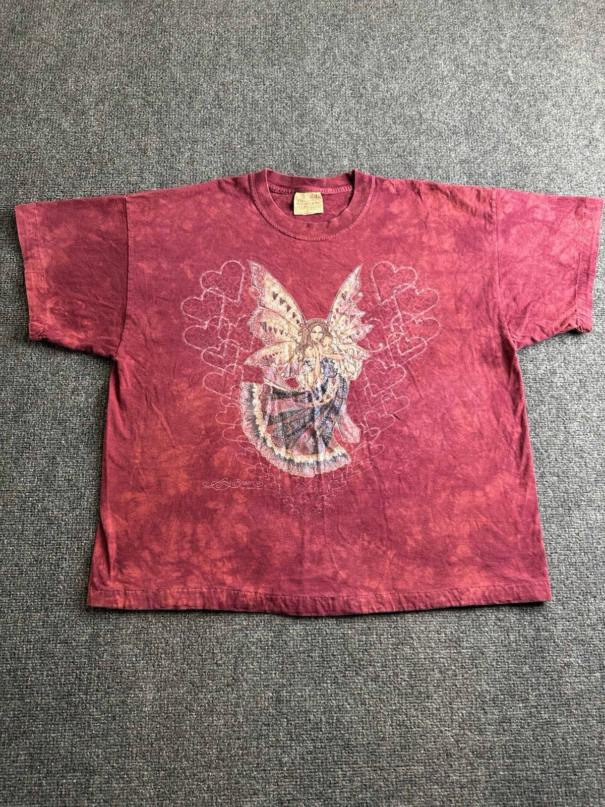 Womens 2004 The Mountain Amy Brown Fairy Tie Dye Made in USA, Size XL