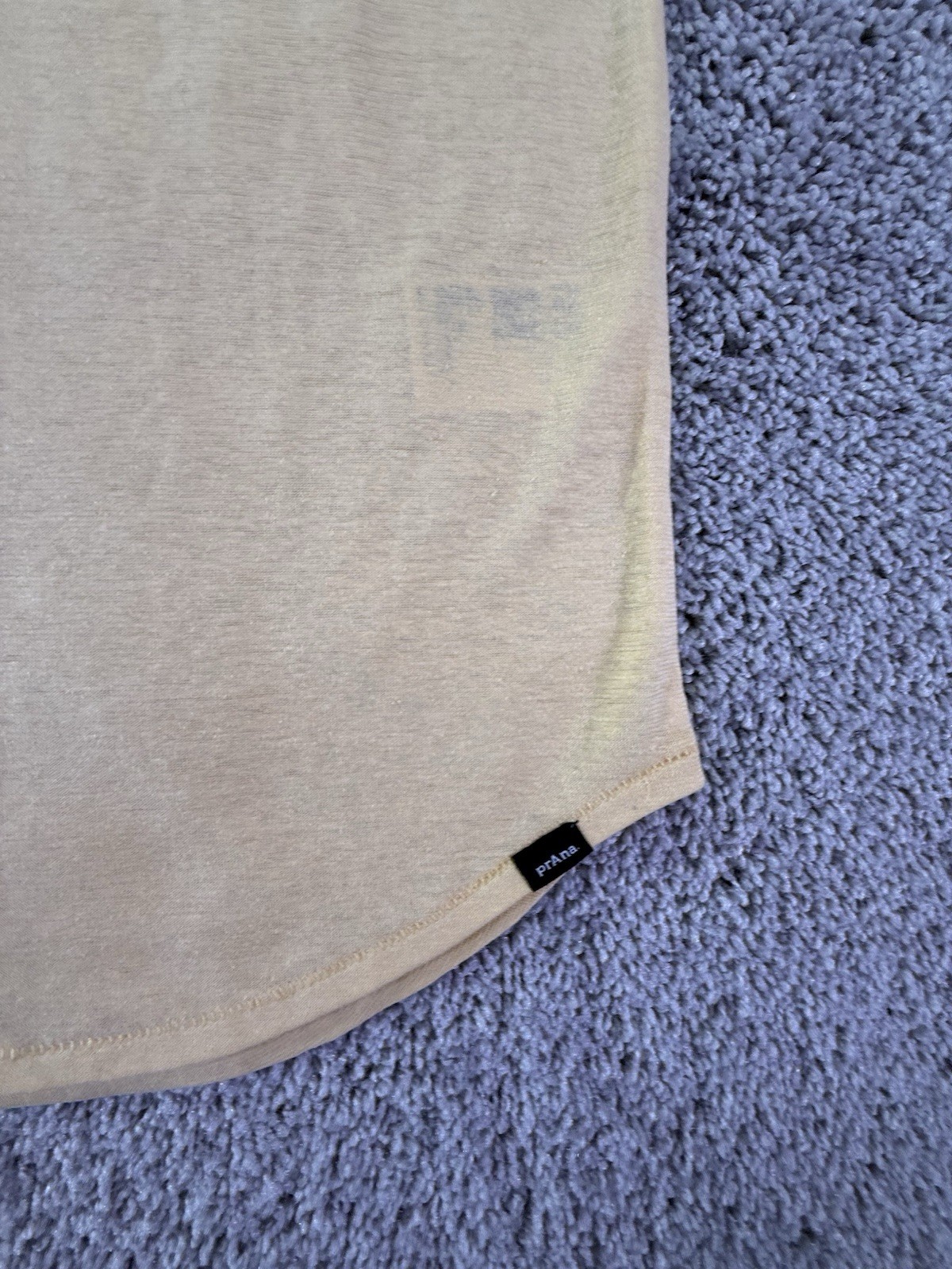 NWT Prana Women’s Short Sleeve Cozy Up Scoop Neck Tee Size Small Yellow
