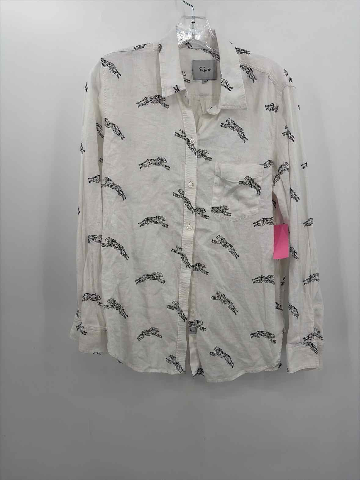 Pre-Owned Rails White Size Medium Button Down