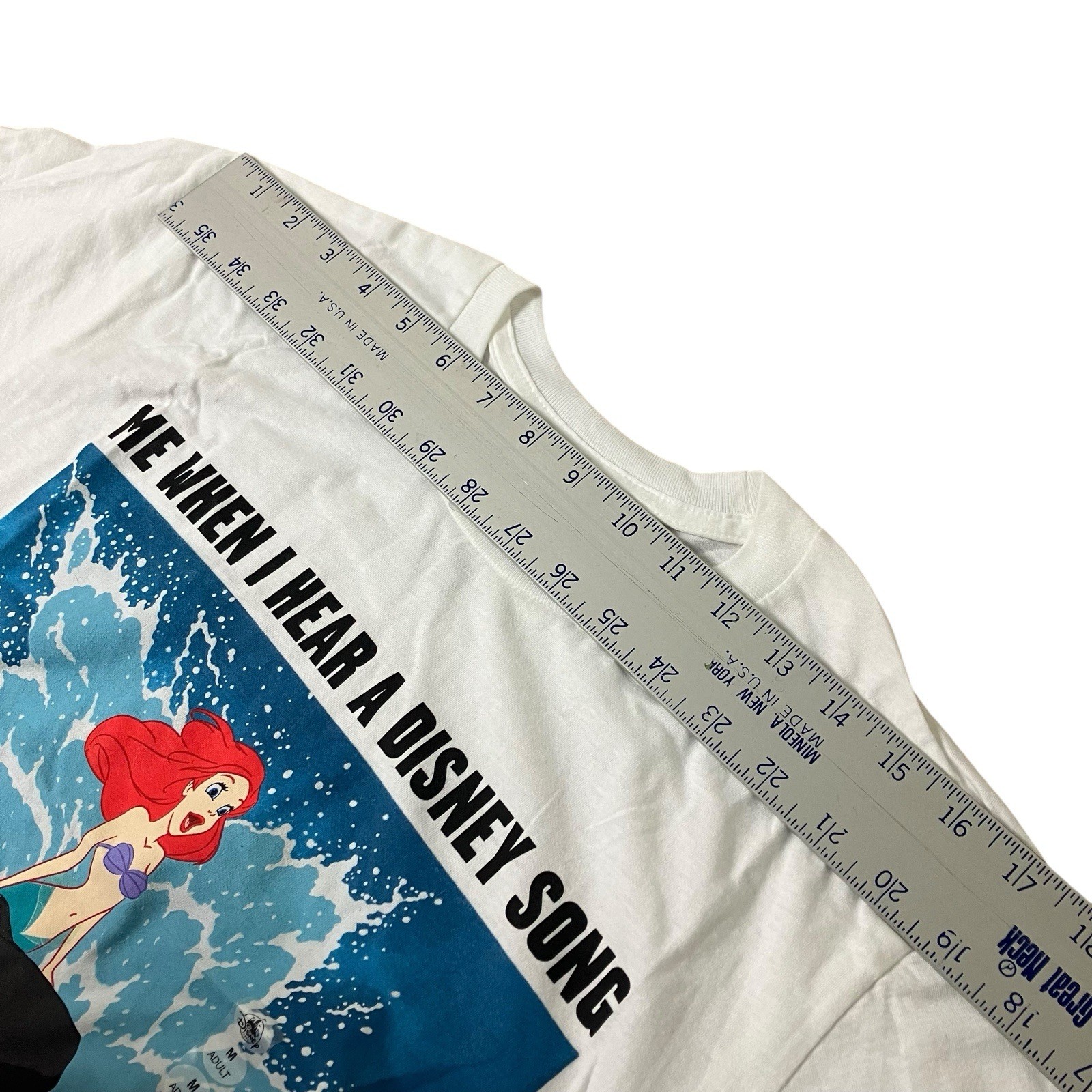 Disney Parks T-Shirt Womens M Little Mermaid Songs Novelty Movie Princess