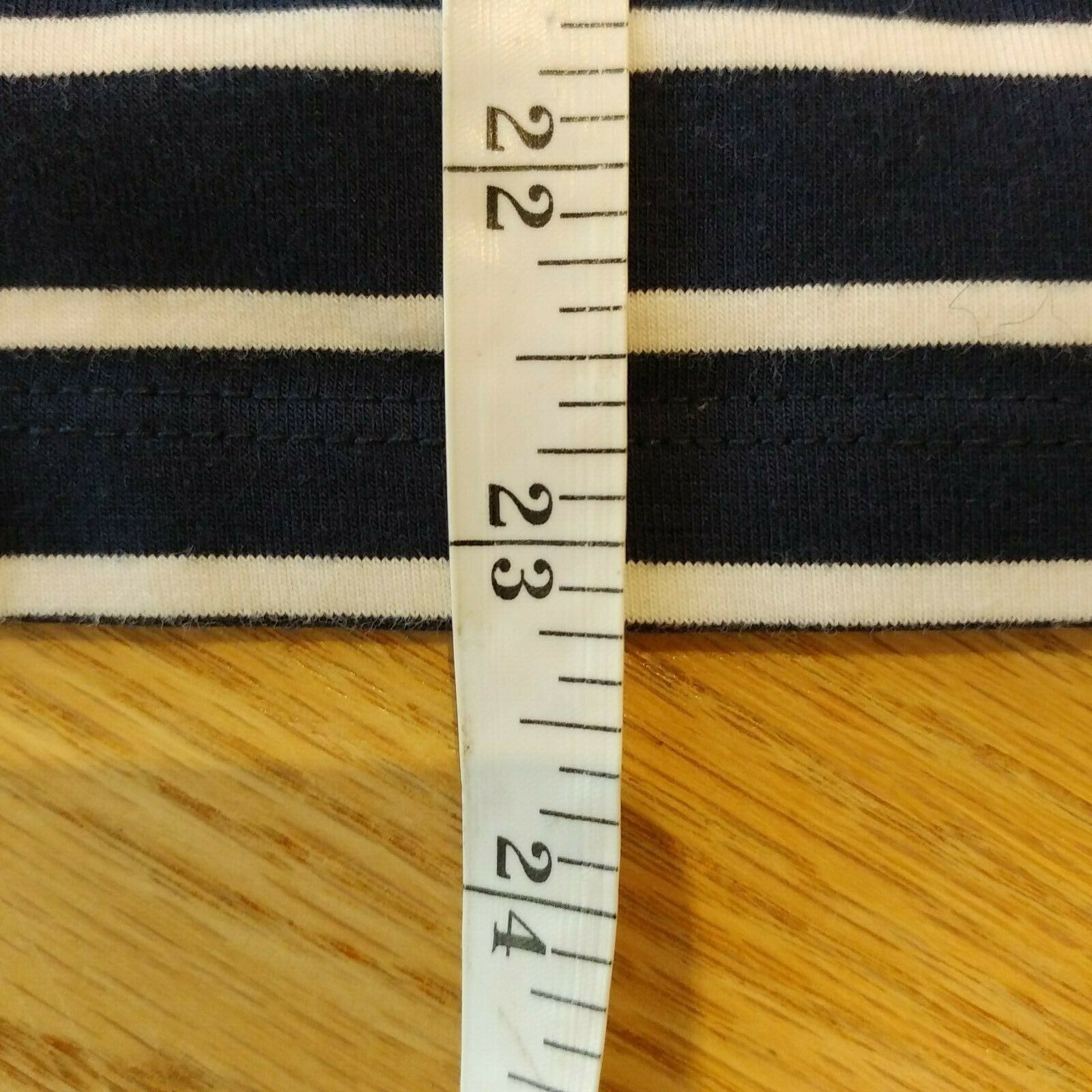 Jaeger blue white 95% cotton 5% elastane long sleeve top. UK women’s size XS