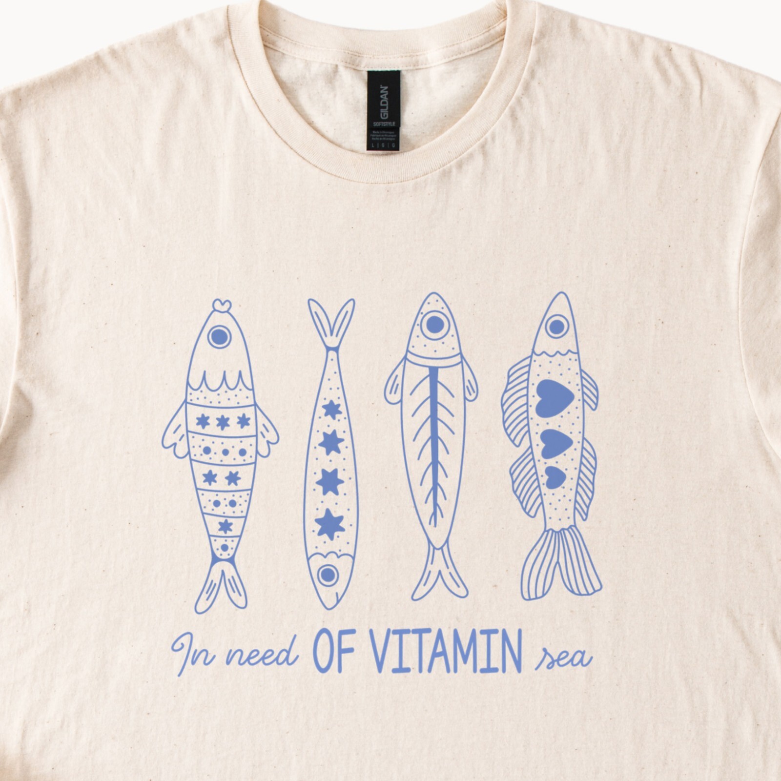 Vitamin Sea Shirt Cute Fish Tee Beach Ocean Top