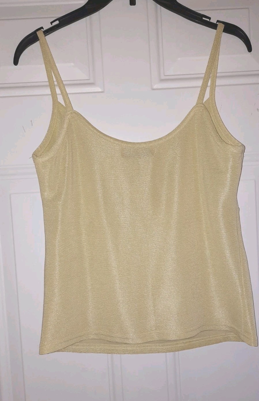 JAIPUR Stretch Knit Camisole – L (M??) – Surplice V-Neck, Spaghetti Straps