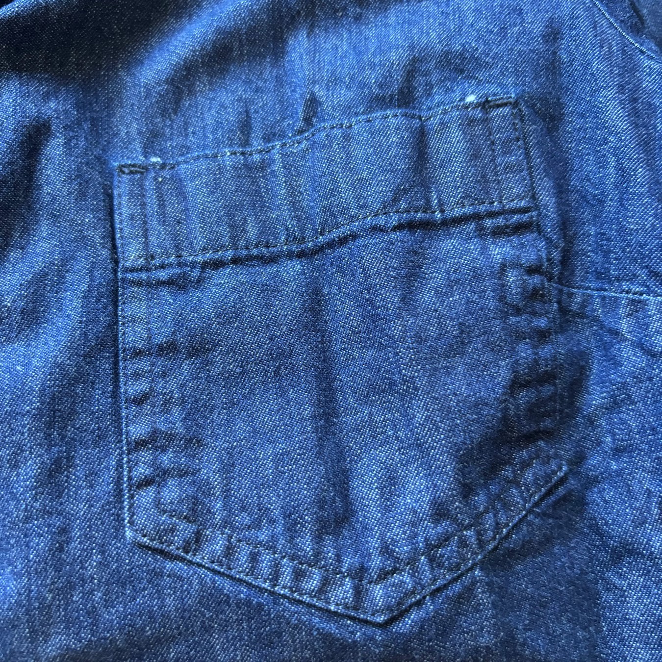 J Crew Denim Shirt Womens M Midweight Dark Wash Long Sleeve Fall Layer Jean