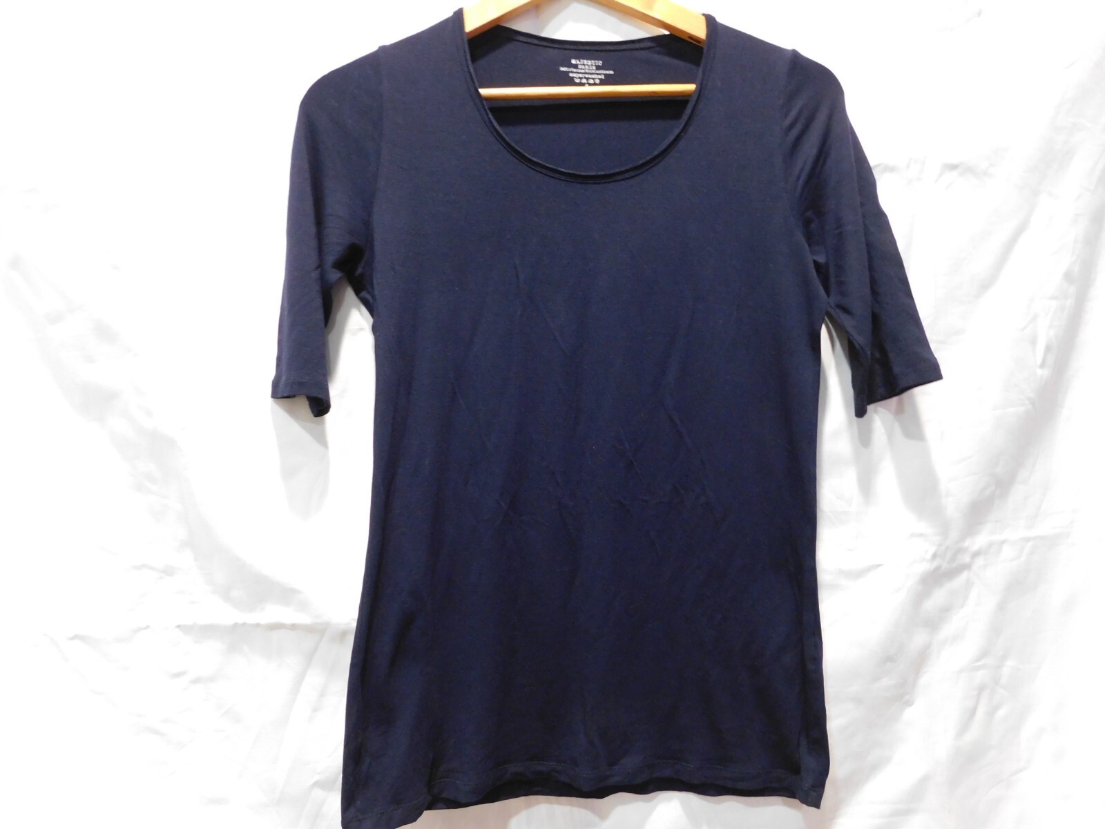 MAJESTIC PARIS Superwashed Stretch Blouse Size US 4