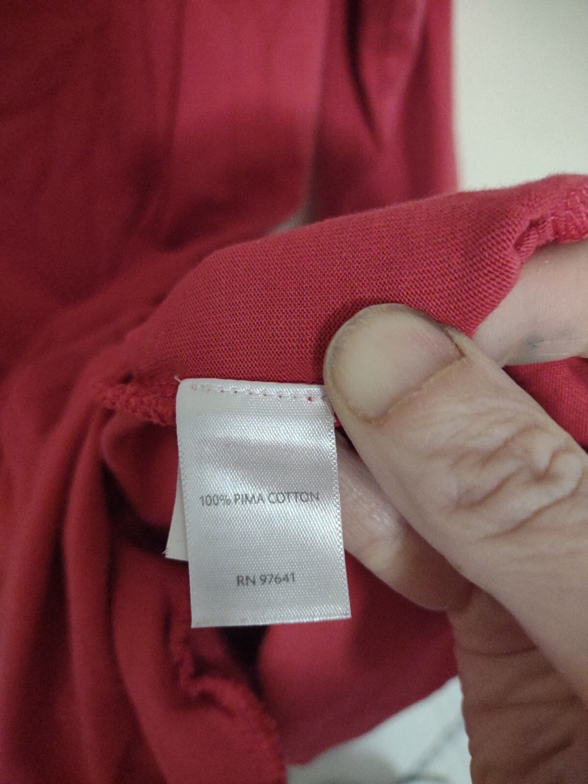 Pure Jill Coral Color Curved-Seam Tunic Blouse 100 Percent Pima CottonSize Small