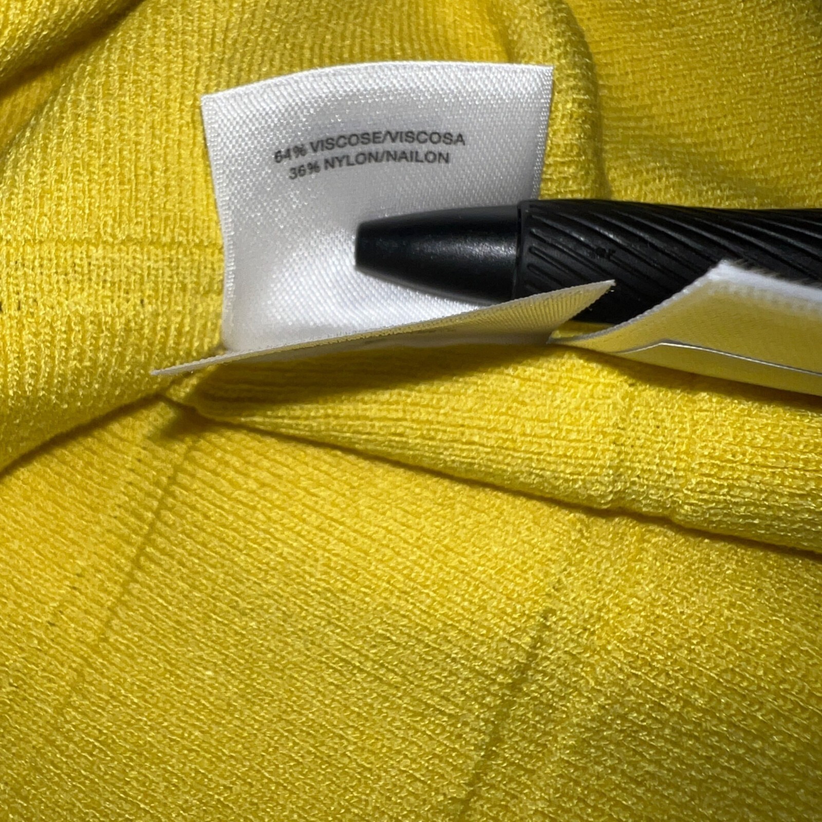 Anne Klein Yellow Sleeveless Knit Bright Daffodil Tank Top Womens Size L NWT