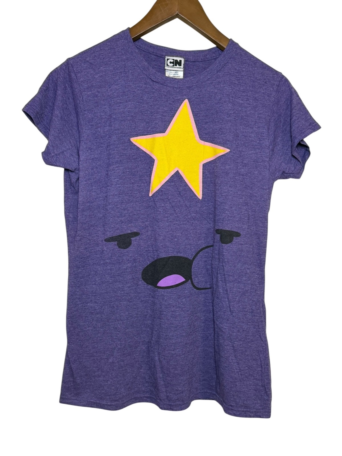 Adventure Time Lumpy Space Princess T Shirt Womens XL Purple Cartoon Network