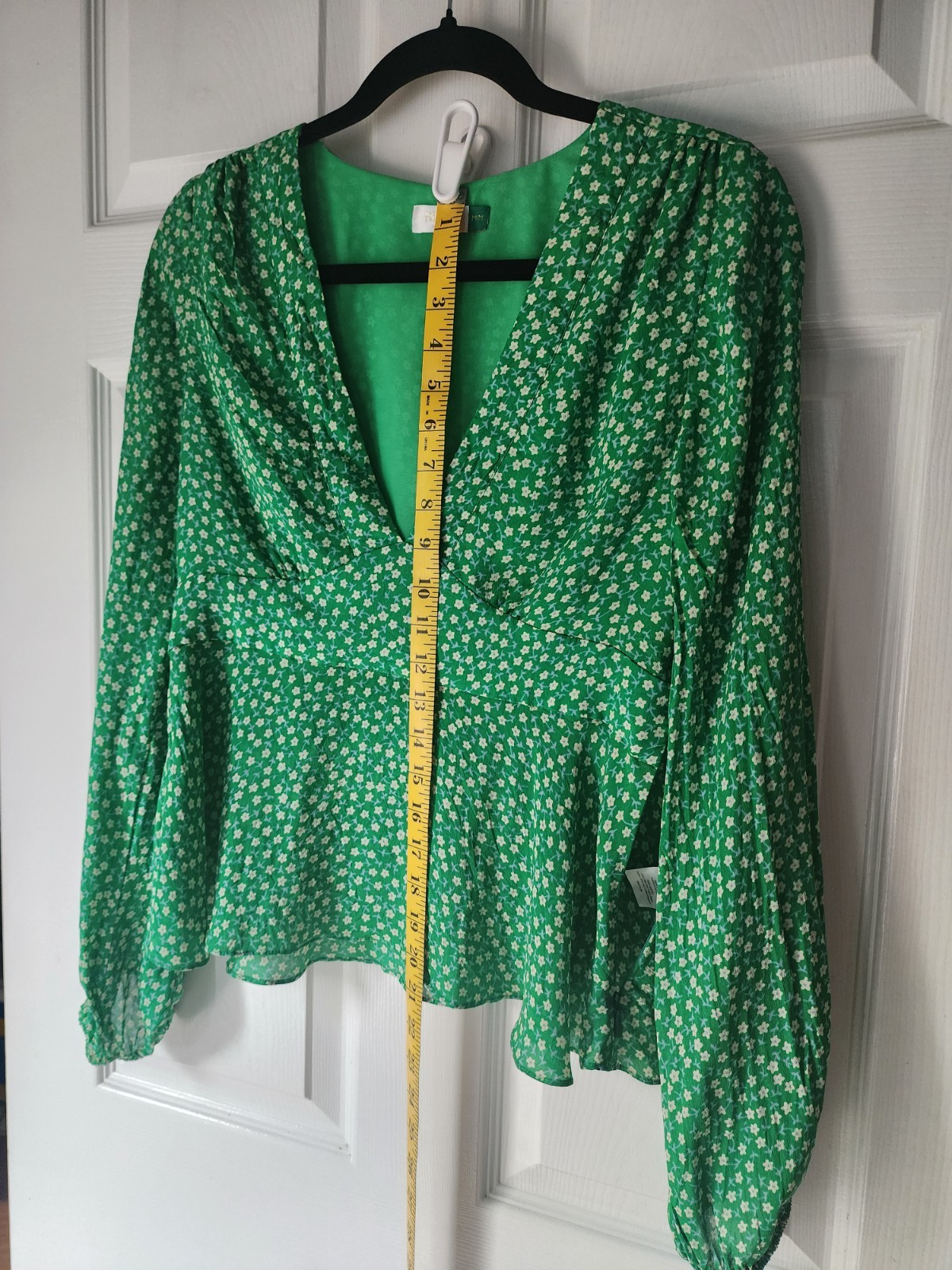 Rixo London Blouse-Boho Green Floral Print Shirt – Quality Fitted Side Zip Shirt