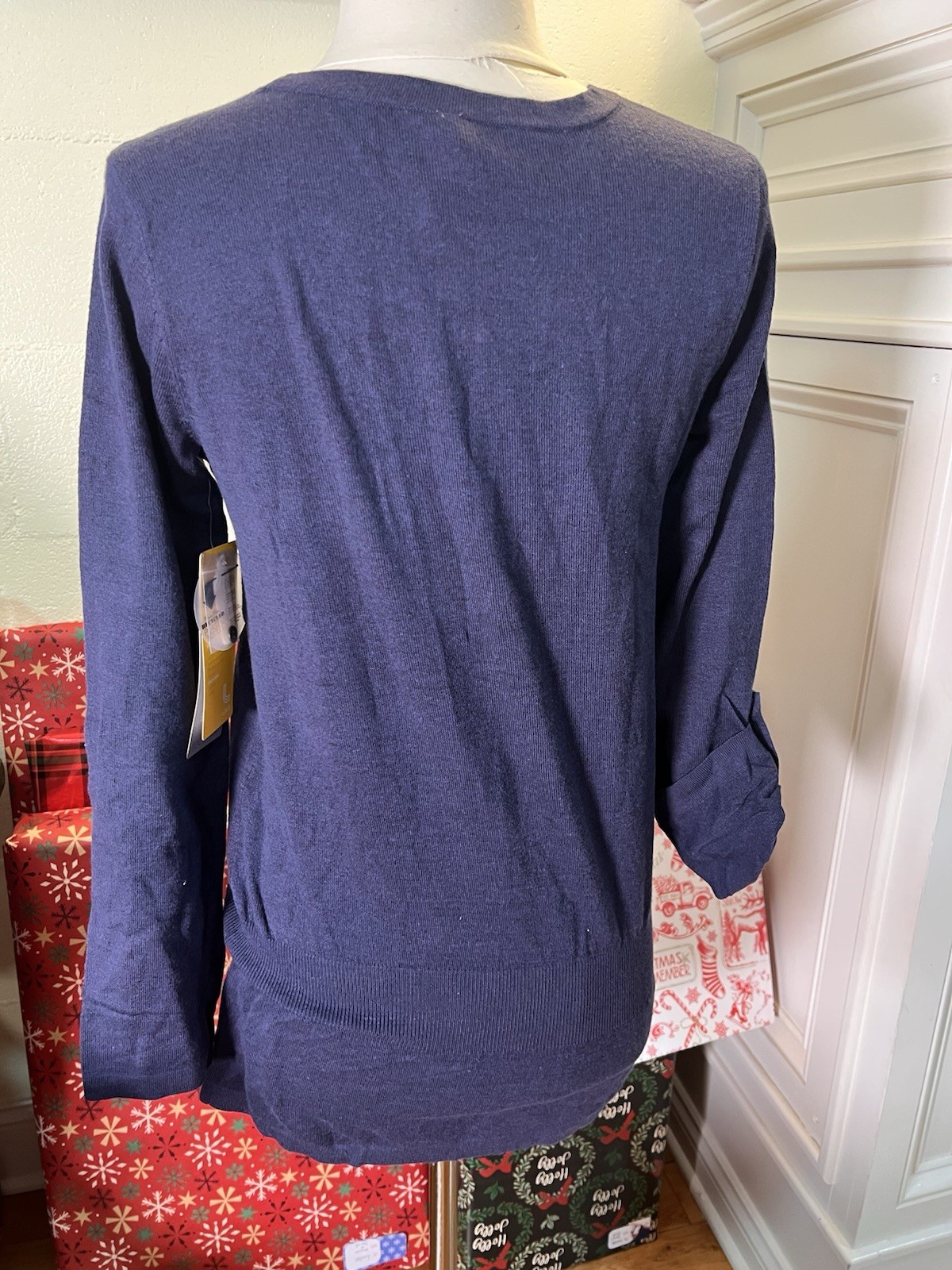 NWT Lole Imagine Tunic Size S North Sea Heather Blue UPF 50+ Adjustable Sleeves