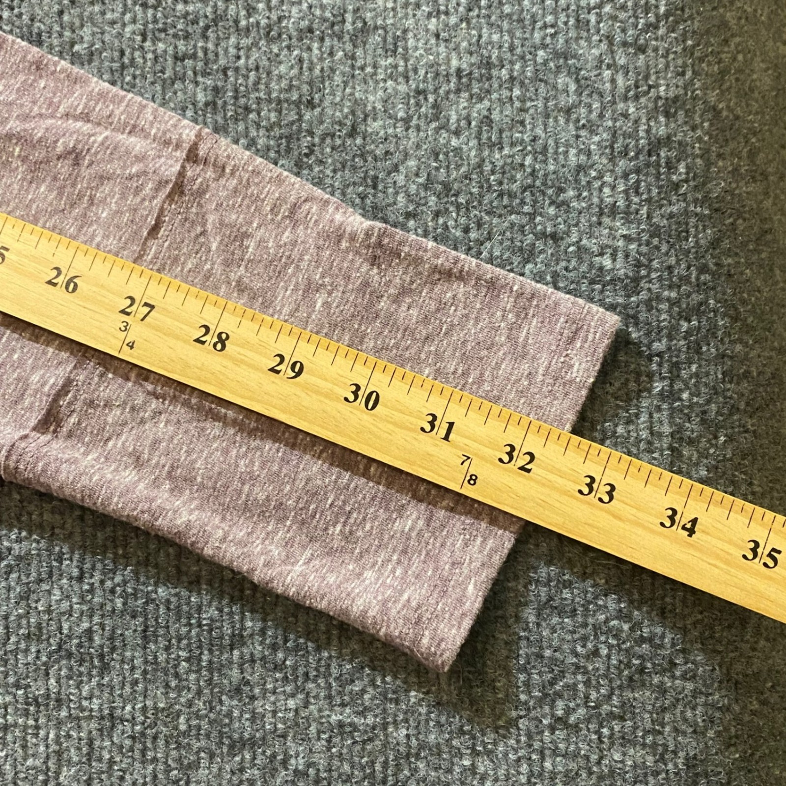 We The Free Top Womens M Turtleneck Long Sleeve Relaxed Heathered Mauve SideSlit