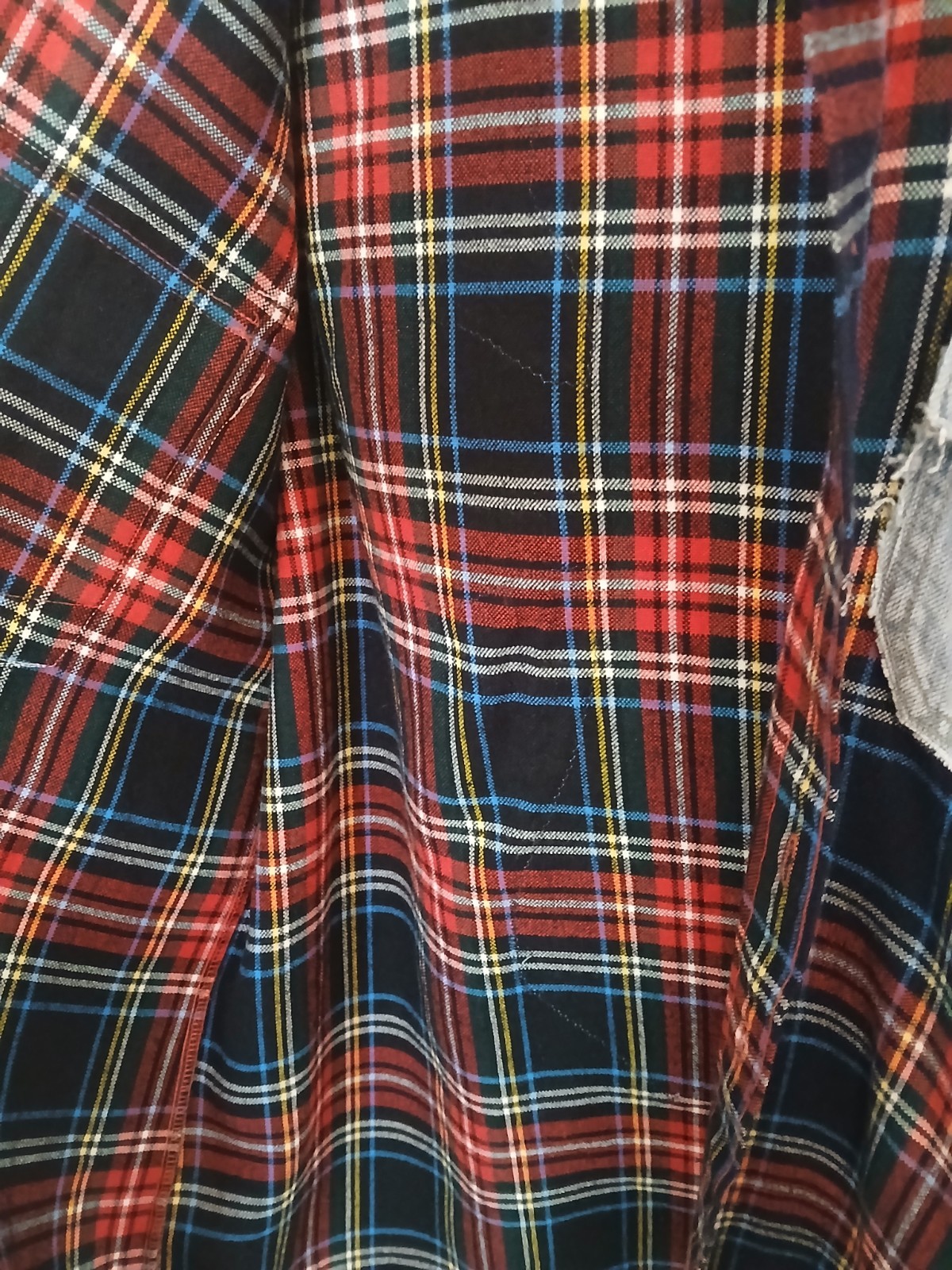 Sassy Britches And Wild Stitches Button Down Plaid Shirt Size Large