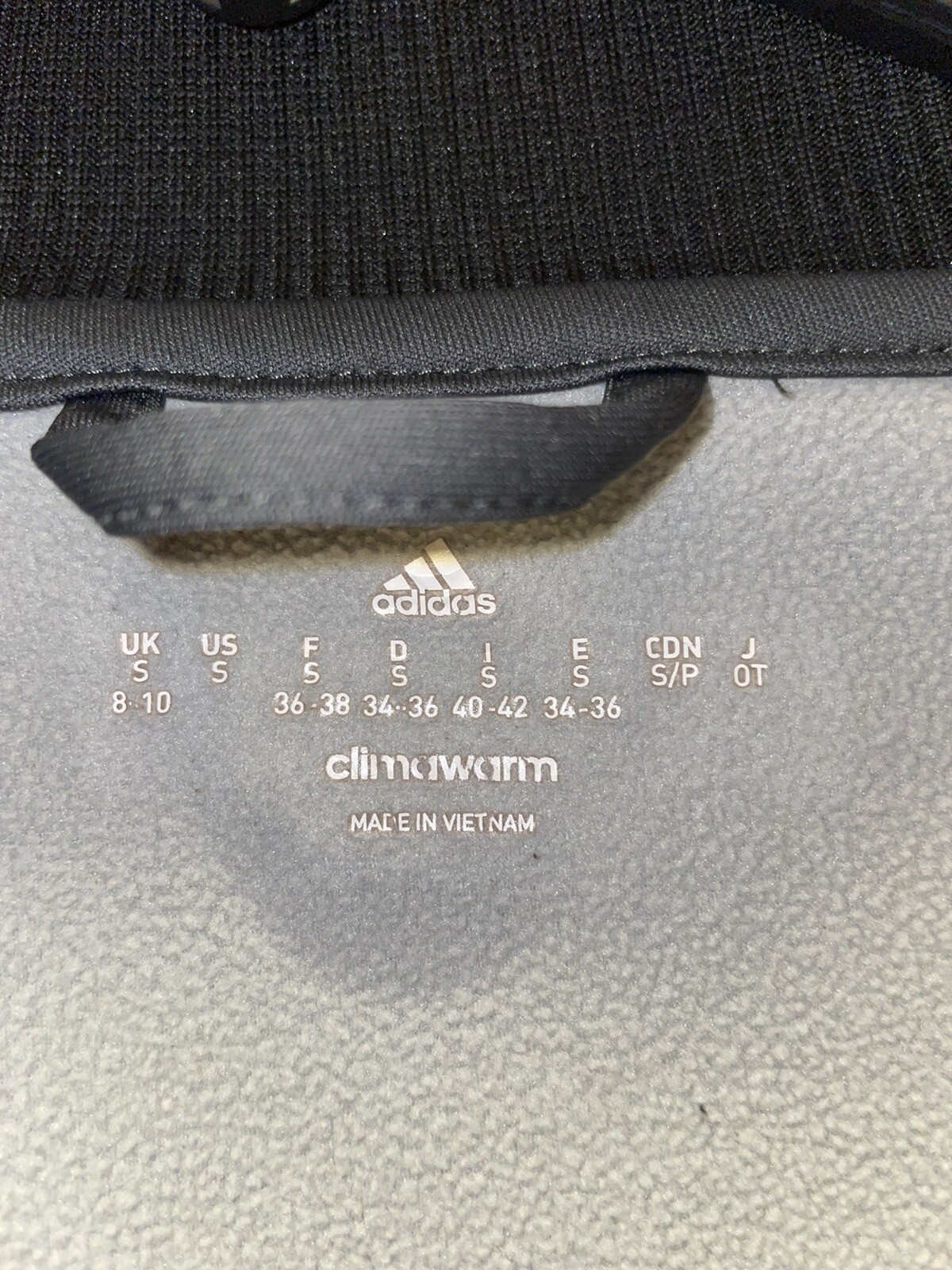 girls adidas grey and black jacket