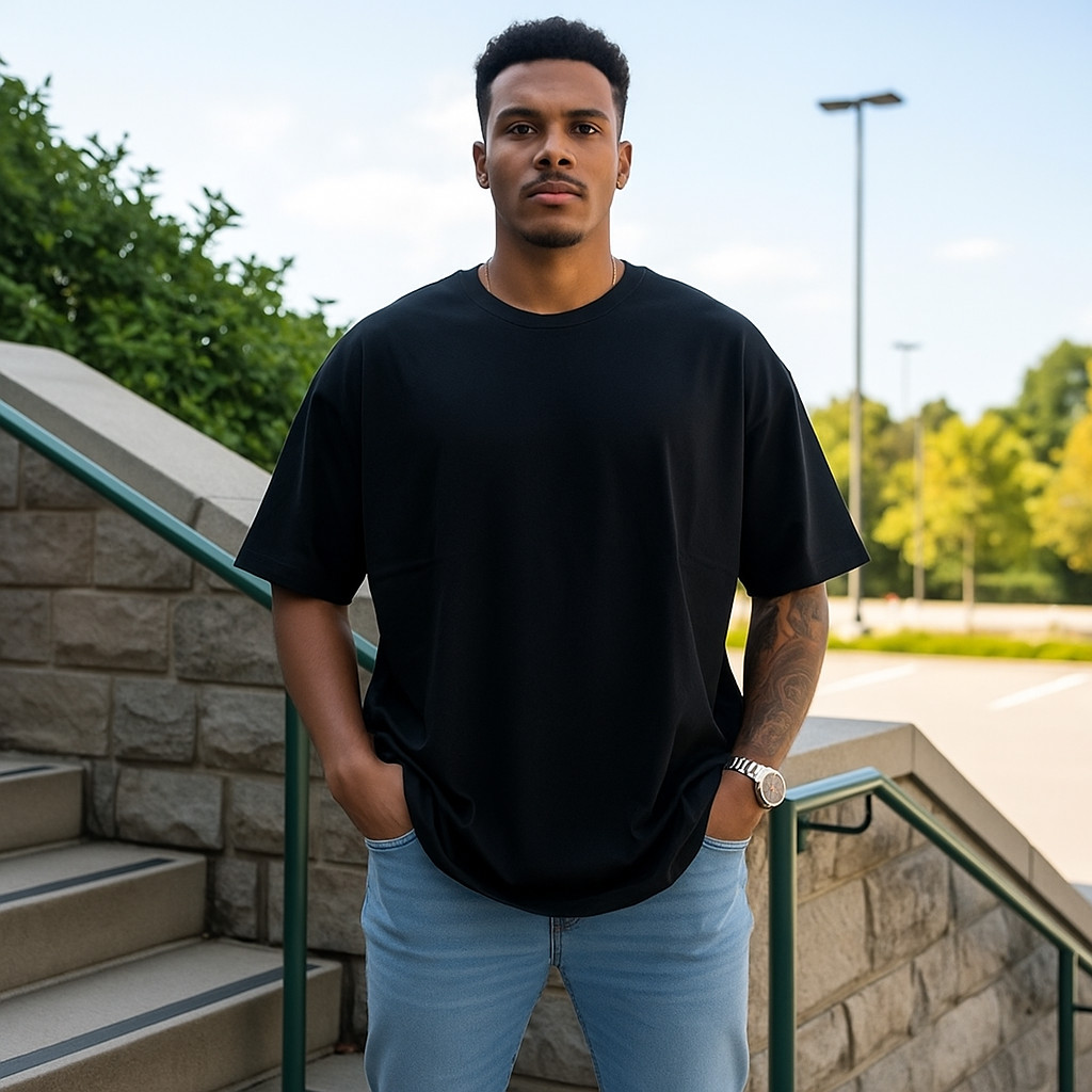 3-Pack Blank Black Gildan 5000 T-Shirts S-2XL Heavy Cotton