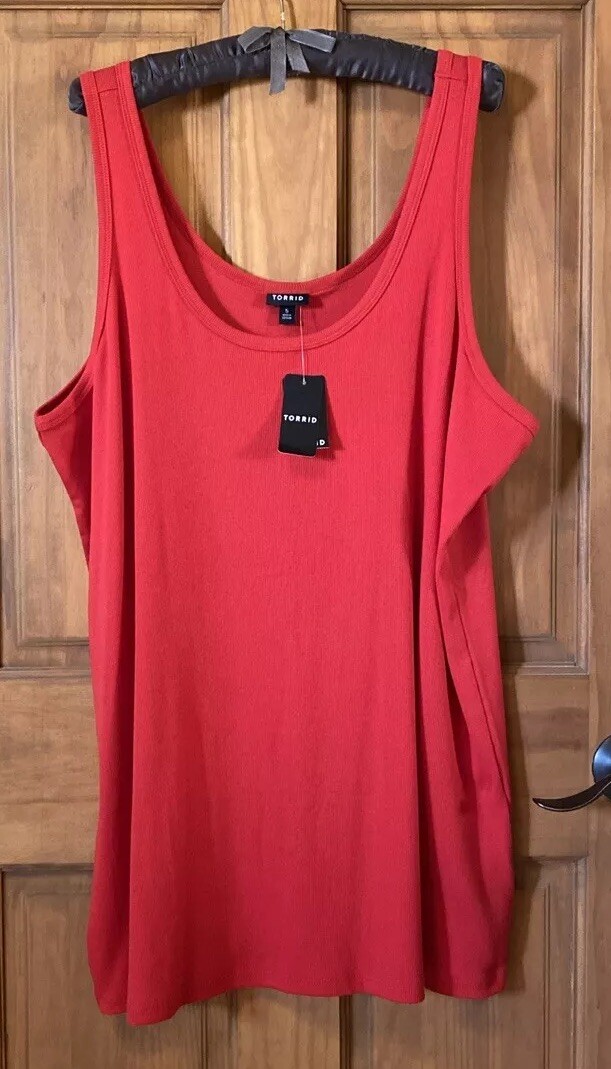TORRID TANK TOP SLEEVELESS CAMI TOP 5 5X 5XL 28 NEW