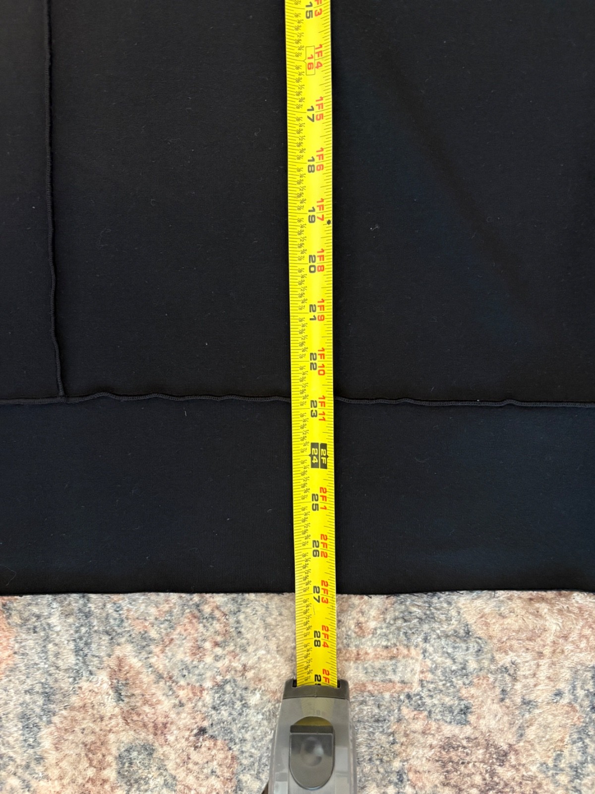 Spanx #50171R Women’s Dolman 3/4-Sleeve Perfect Length Shirt Top M Very Black