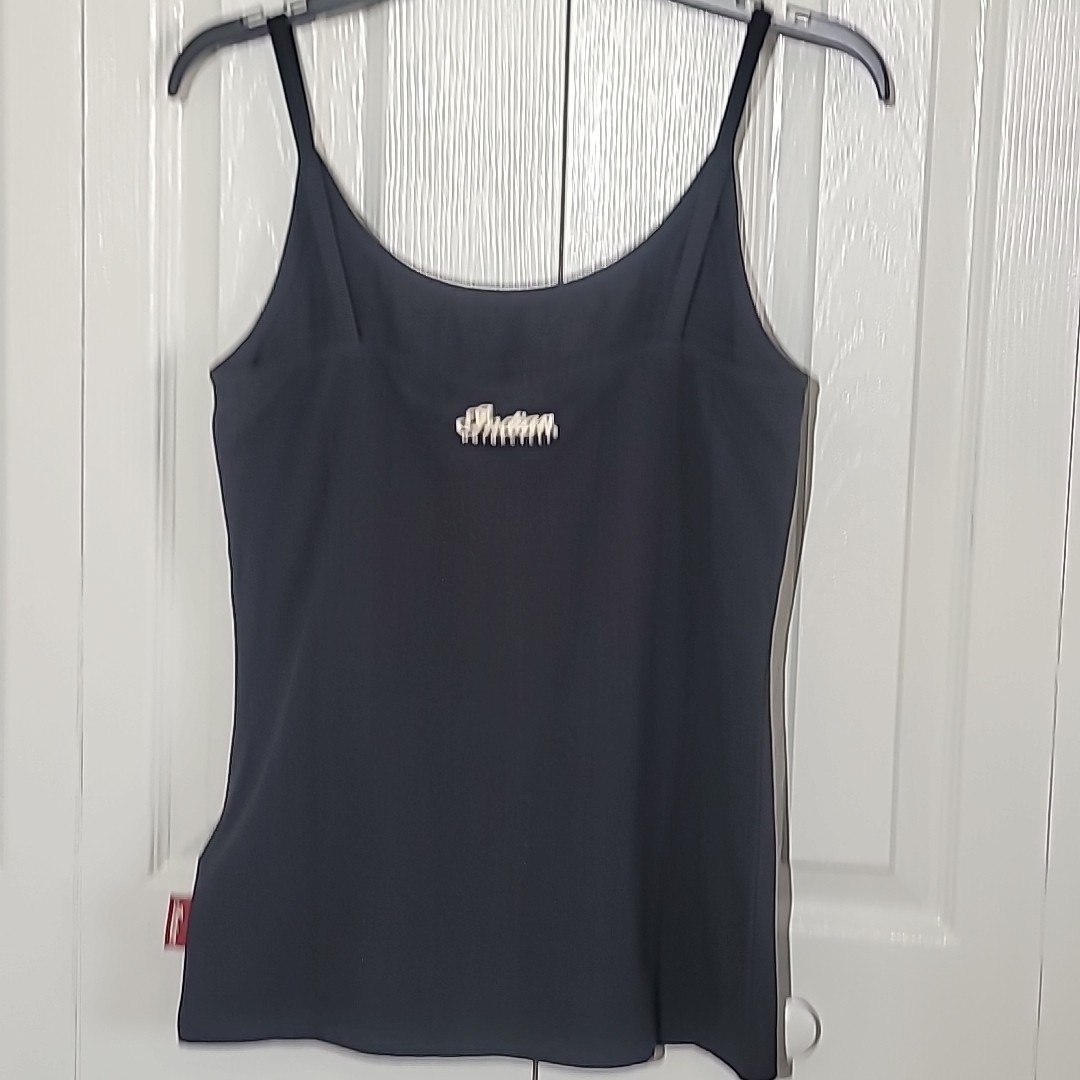 Indian Motorcycle Women’s Small Script Logo Cami Black | 286478702