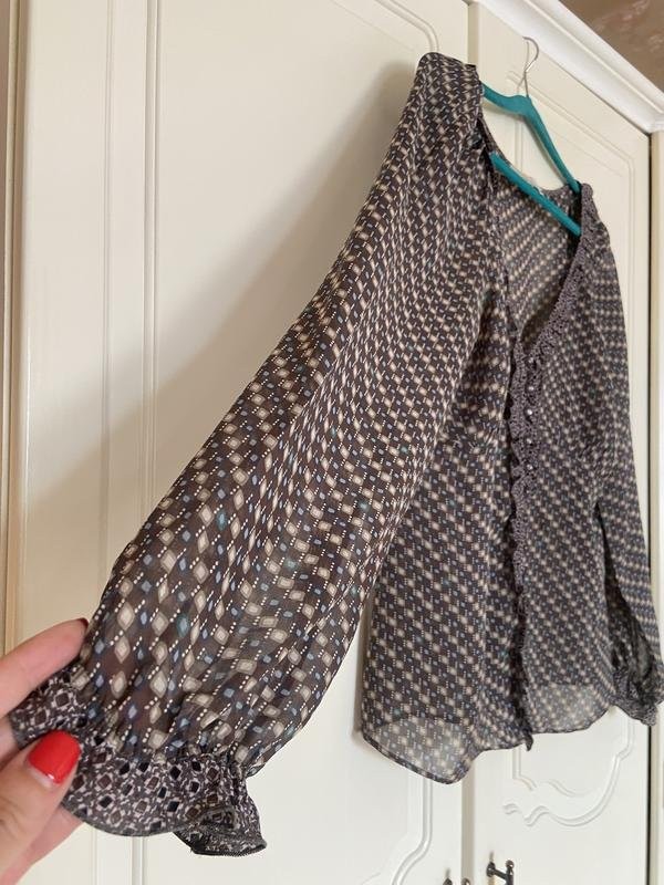 Women iBlues Shirt Grey Silk 38
