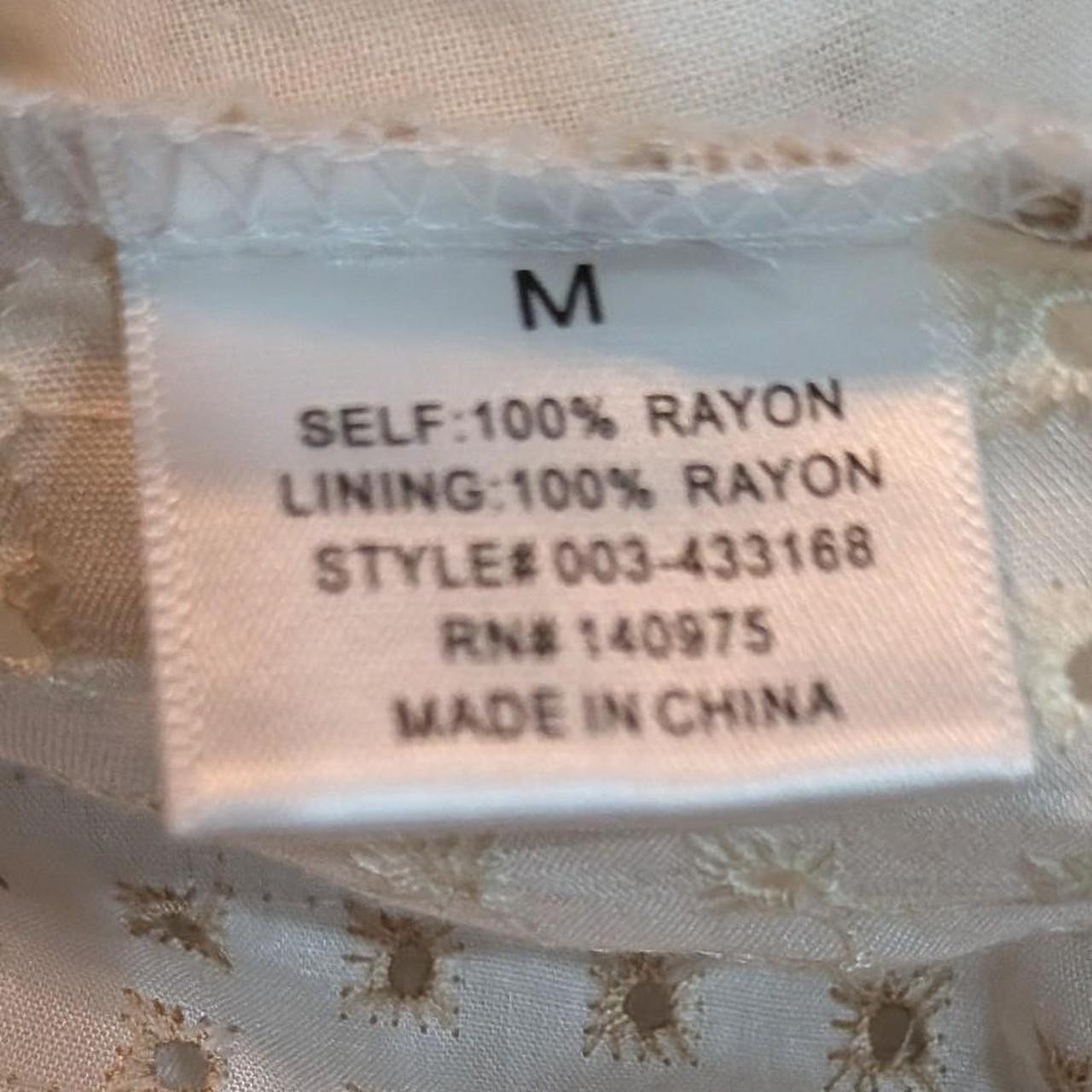 Francesca’s Blue Rein Ivory Cartigan -Size M