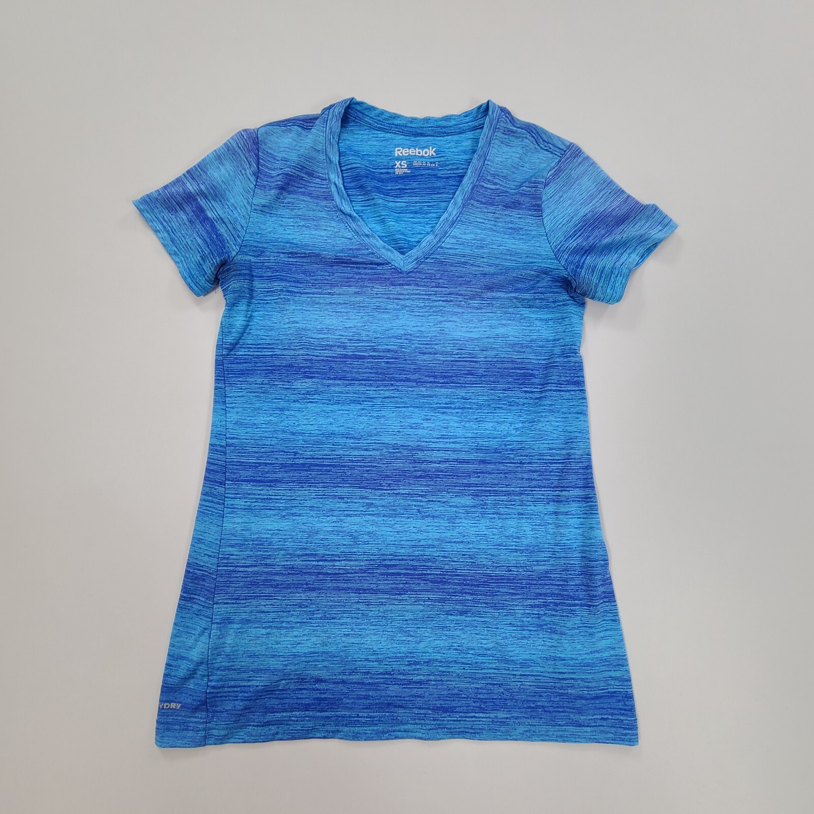 Reebok Shirt Womens Extra Small Blue Outdoors Training Comfort Ladies