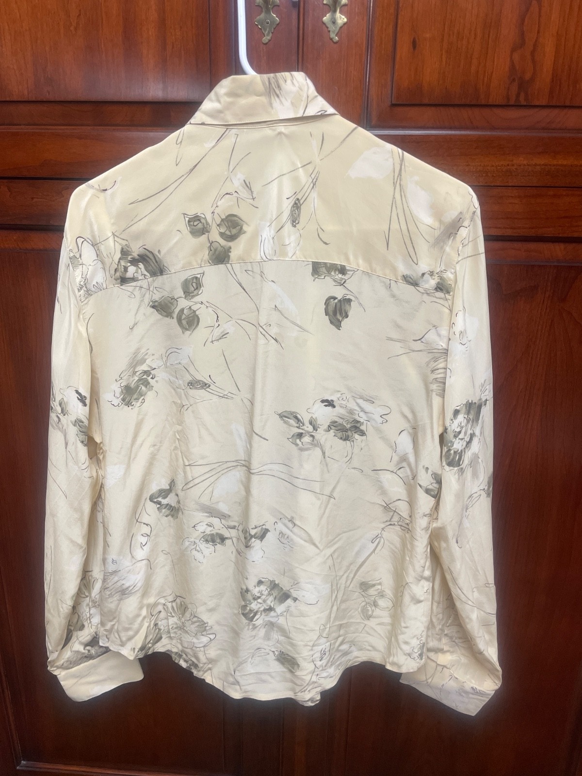Linda Allard Ellen Tracy 100% Silk Blouse Size 6