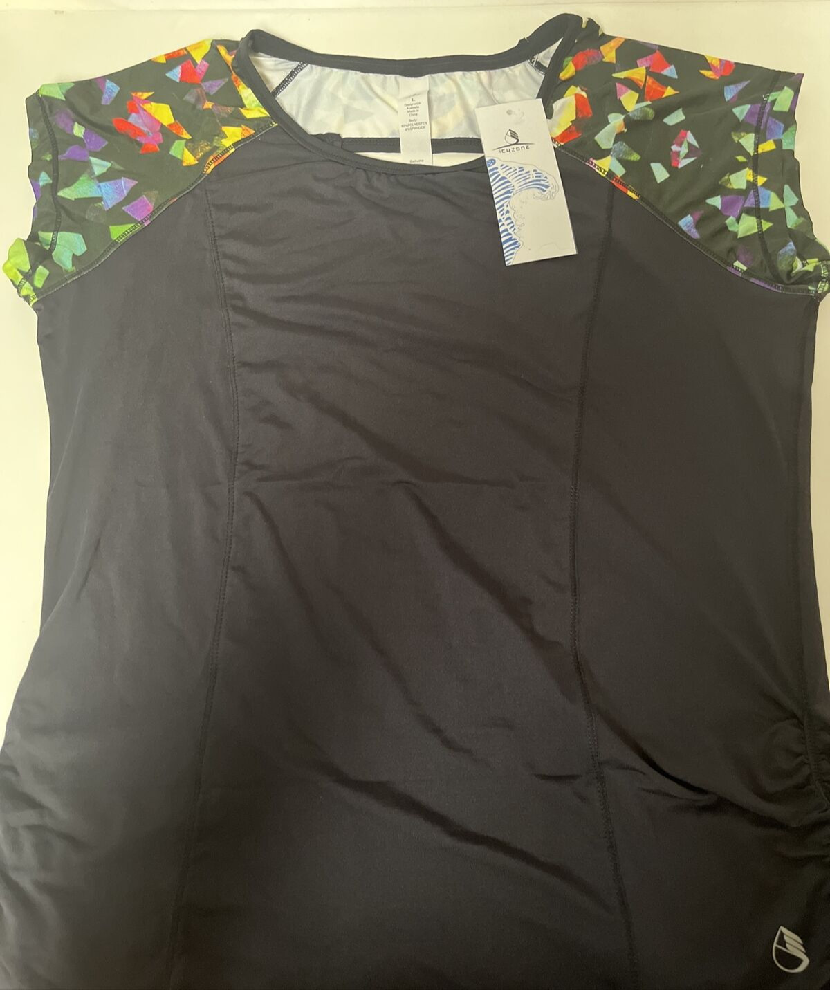 Icyzone Women’s Maternity S/S Pullover Tee [Style – T3] Large, Black