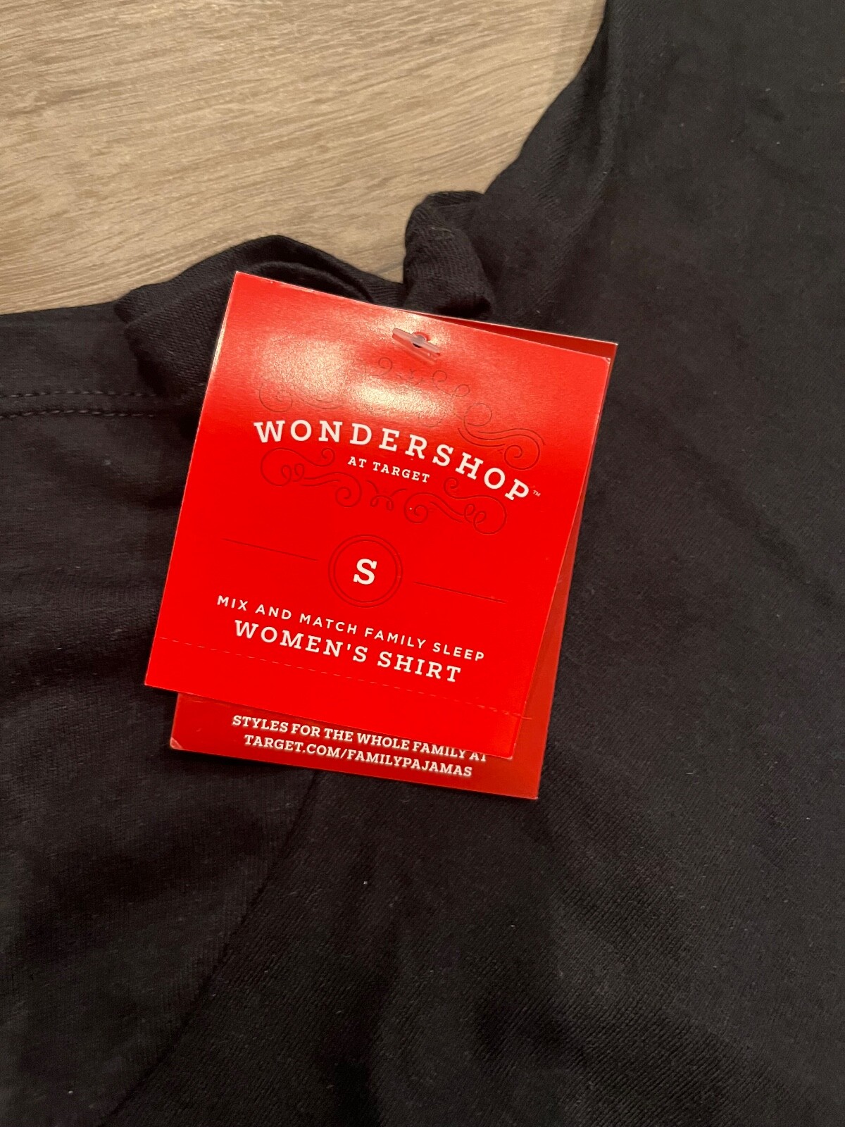Wondershop Matching Family Collection Womens Bless our Gnome T-Shirt Black Sz S