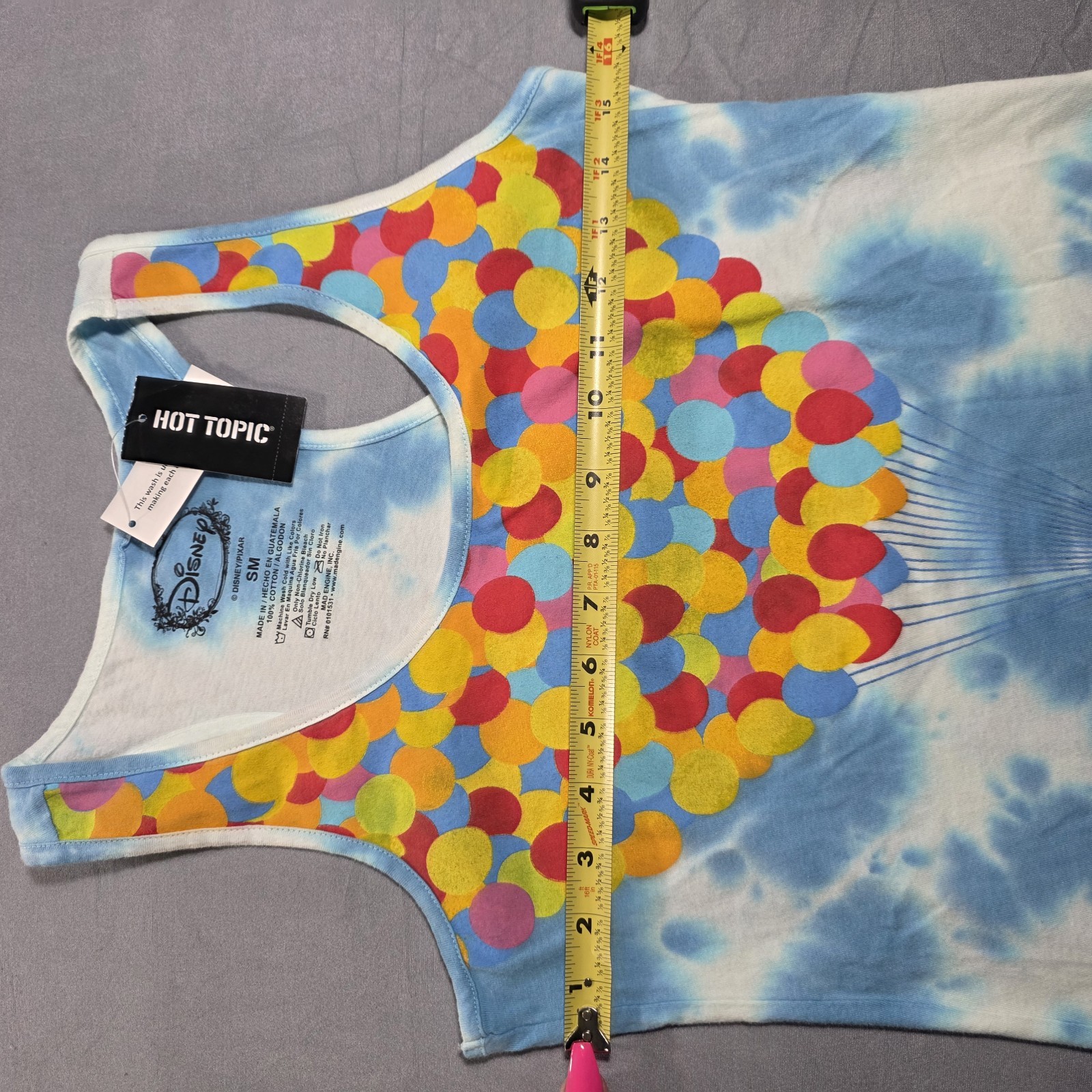 UP! (2009) Official Disney/Pixar Women’s Sz Small Movie Racerback Tank Top