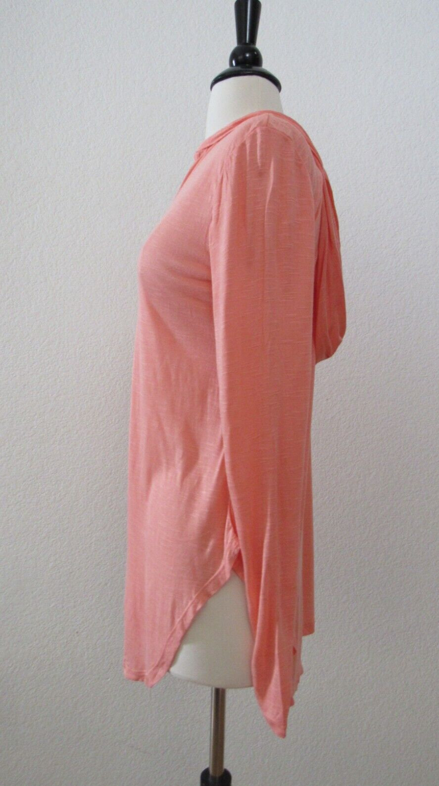 New Top Size Small XS Peach Hoodie Active Coastal Basic Boho