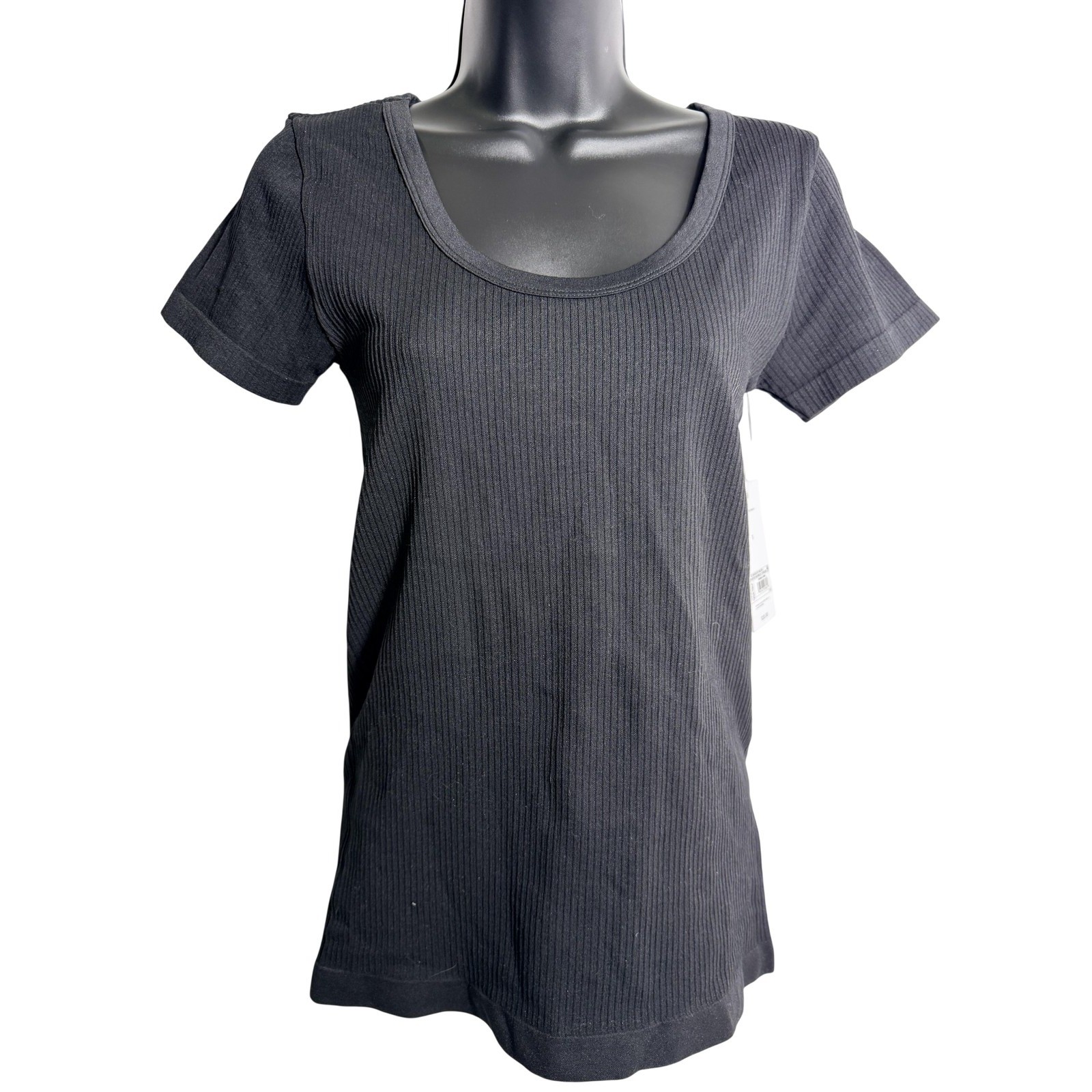 Isabel By Ingrid & Isabel Shirt Womens Small Black Seamless Ribbed Maternity Top