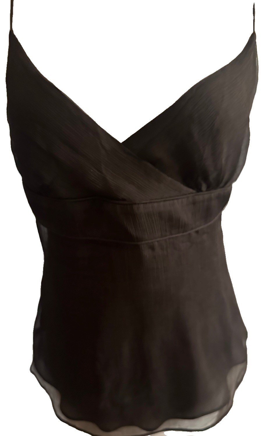 J. Crew Brown Silk Camisole Top, Size 4, Lined, Side Zipper, Dry Clean, Perfect!