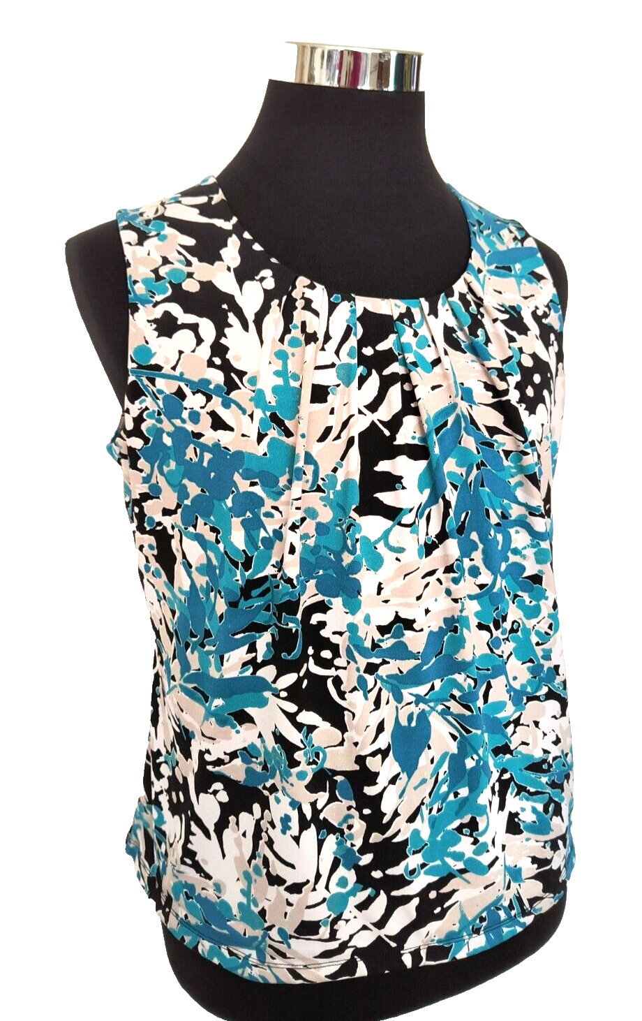 Jones Studio Separates Lined Blouse Women’s Size PL Multicolor Sleeveless