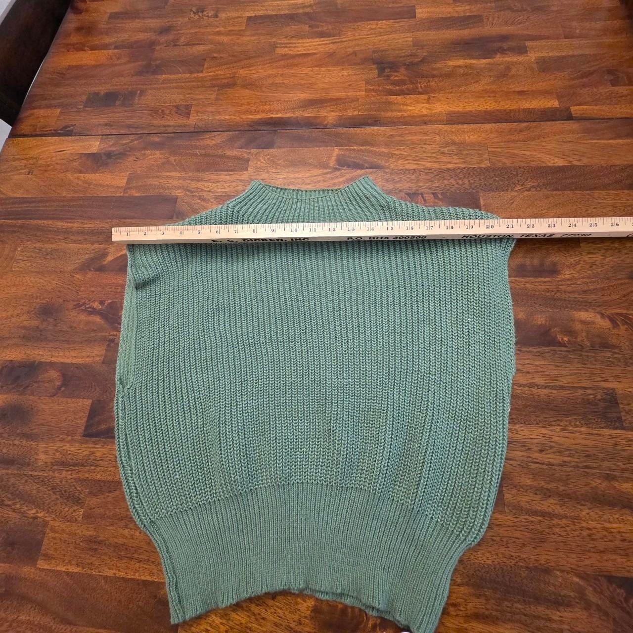 Cider green knit top stretchy polyester new with tag **read Description **sku 92
