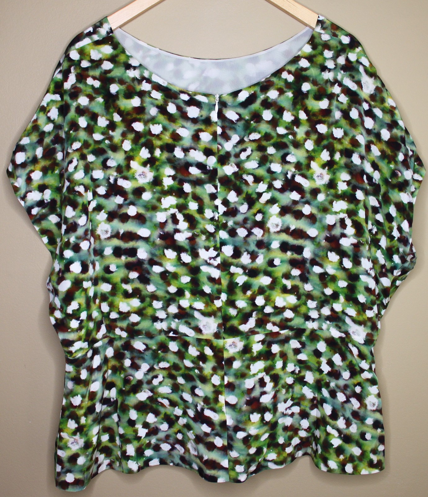 MM.LaFleur New York The Nejvi Top Blouse Washable Silk Size XXL