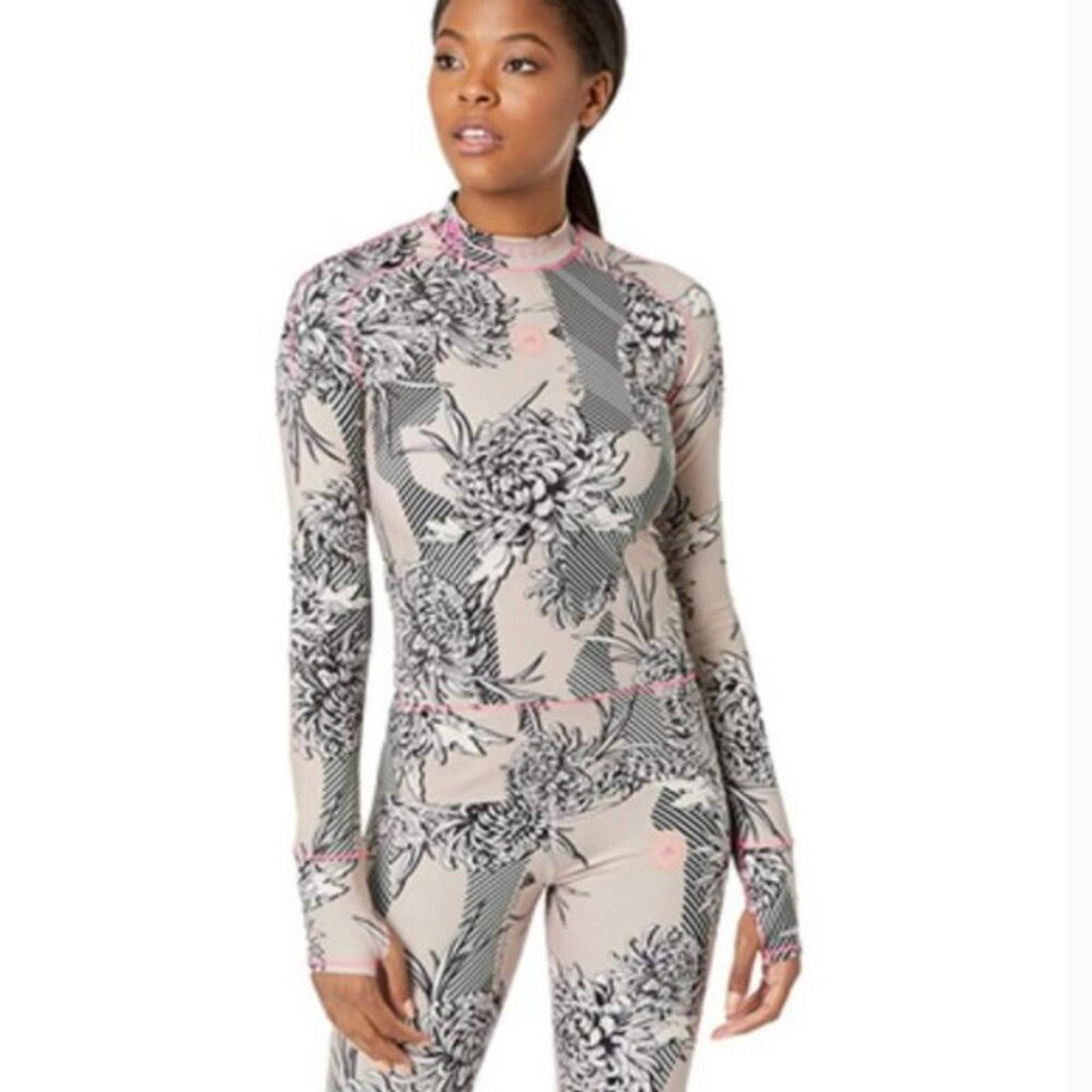 Adidas by Stella McCartney True Purpose Floral Long Sleeve Top GL5828 Size XS