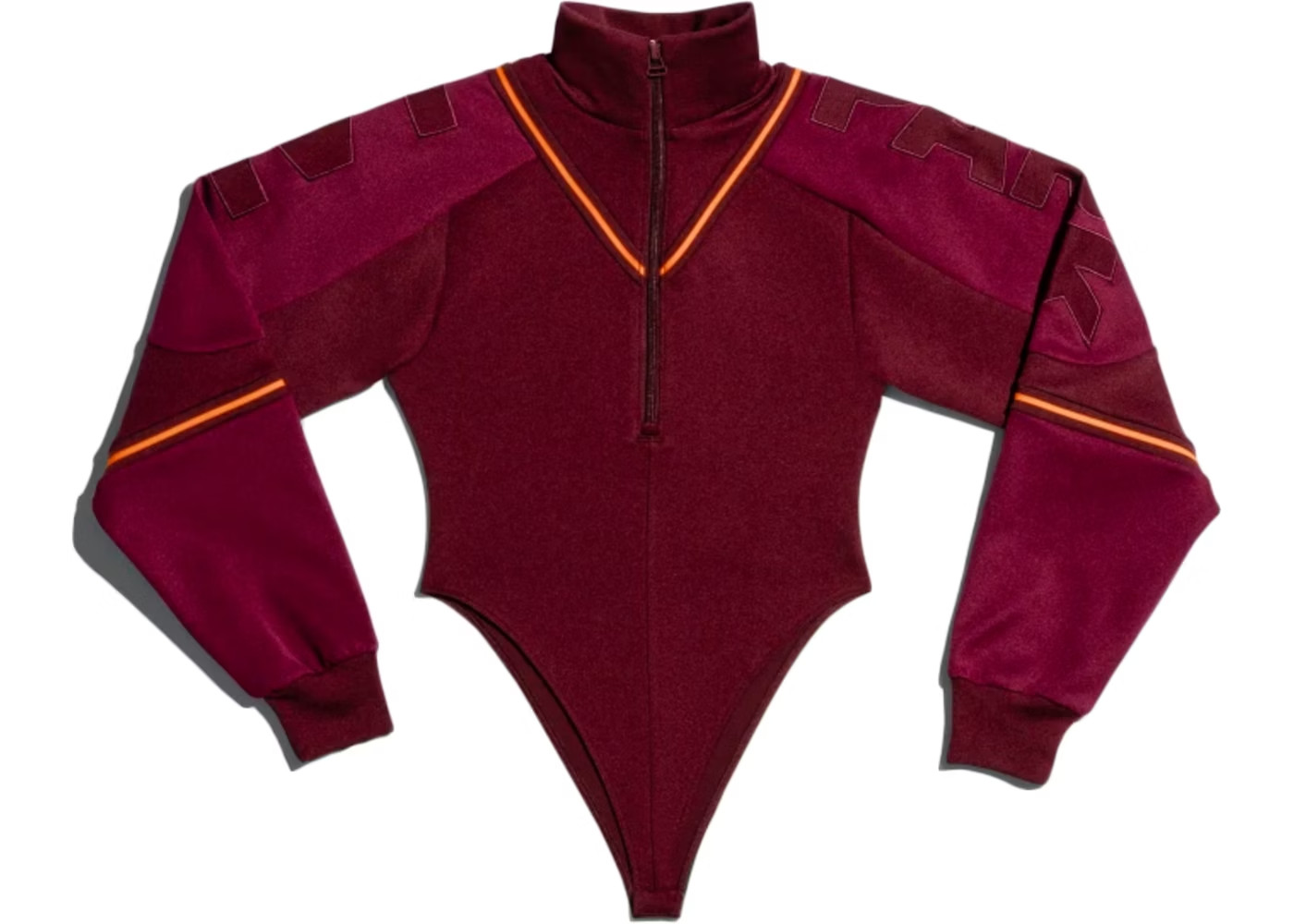 Adidas x Ivy Park Bodysuit Burgundy Maroon Beyonce GK4902 UK 10, US Small S