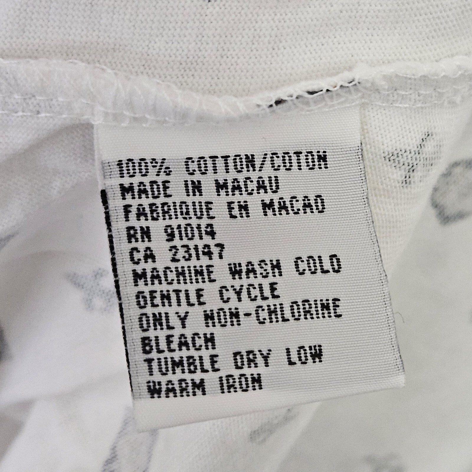 Vintage Talbots Golf Polo Blouse White Made In Macau Size XL New
